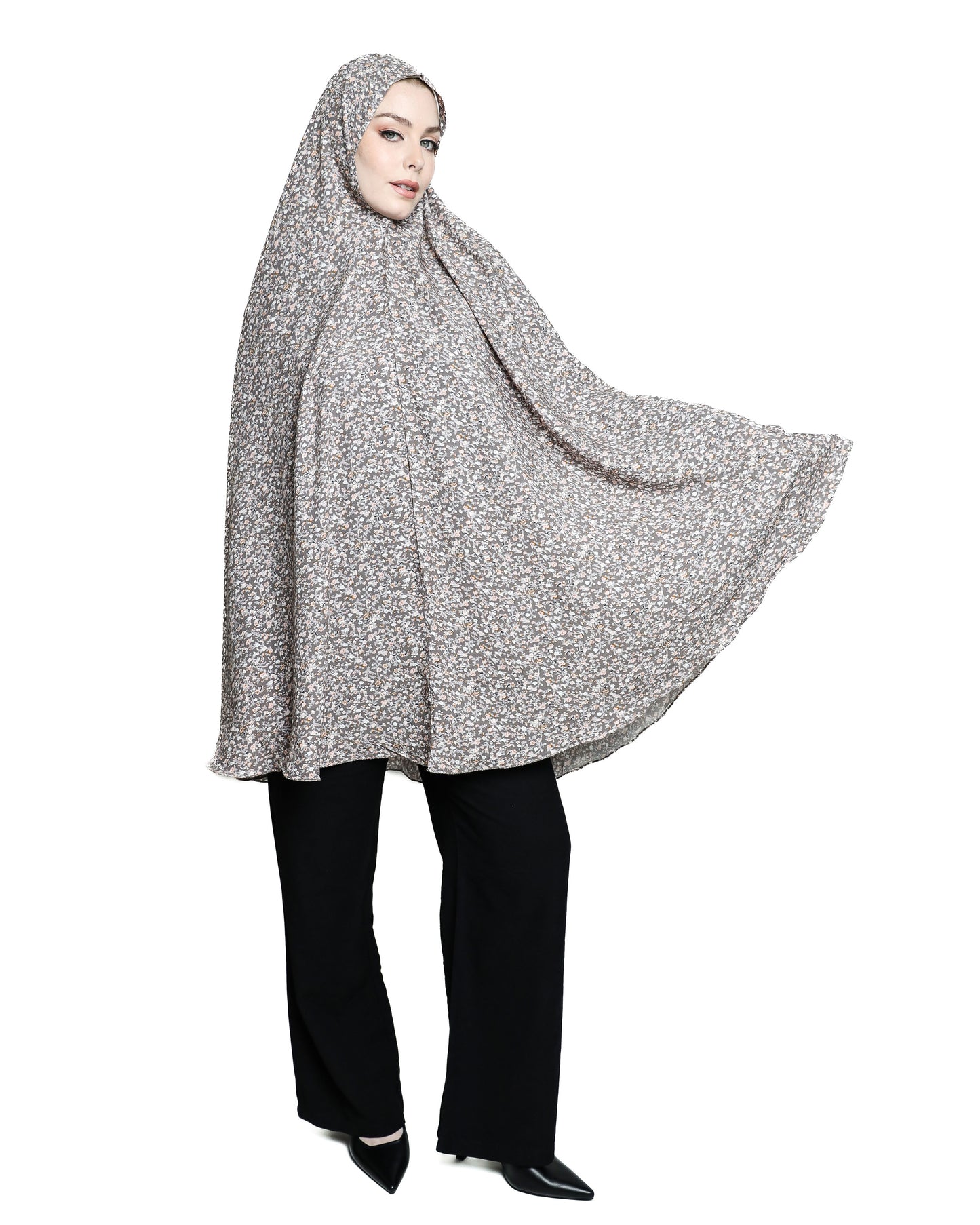 Ditsy Floral Praying Hijabs (Short) Gift Box