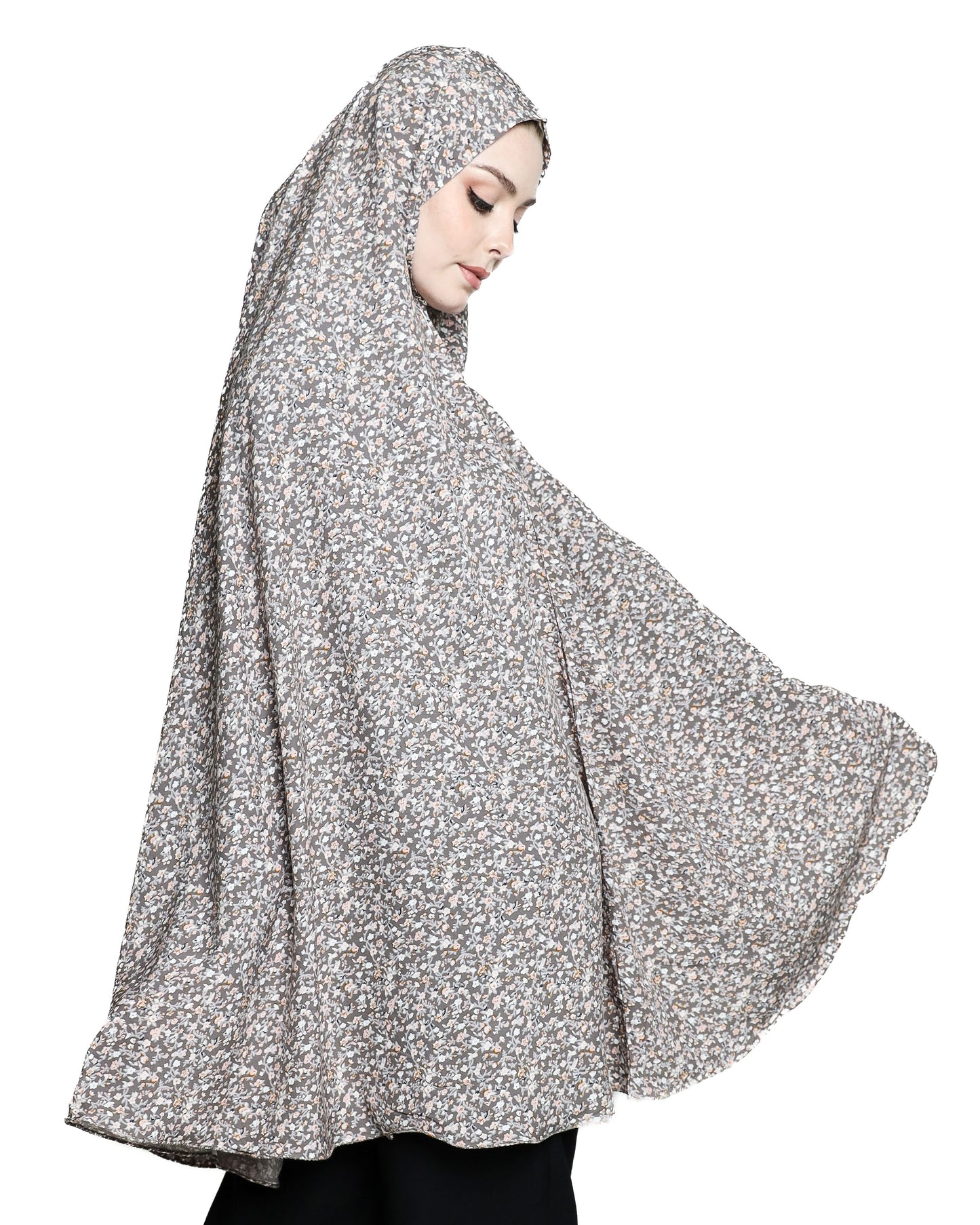 Ditsy Floral Praying Hijabs (Short) Gift Box