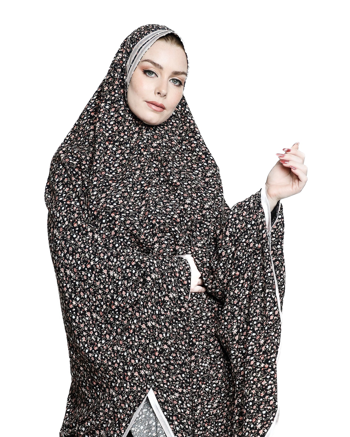 Ditsy Floral Praying Hijab