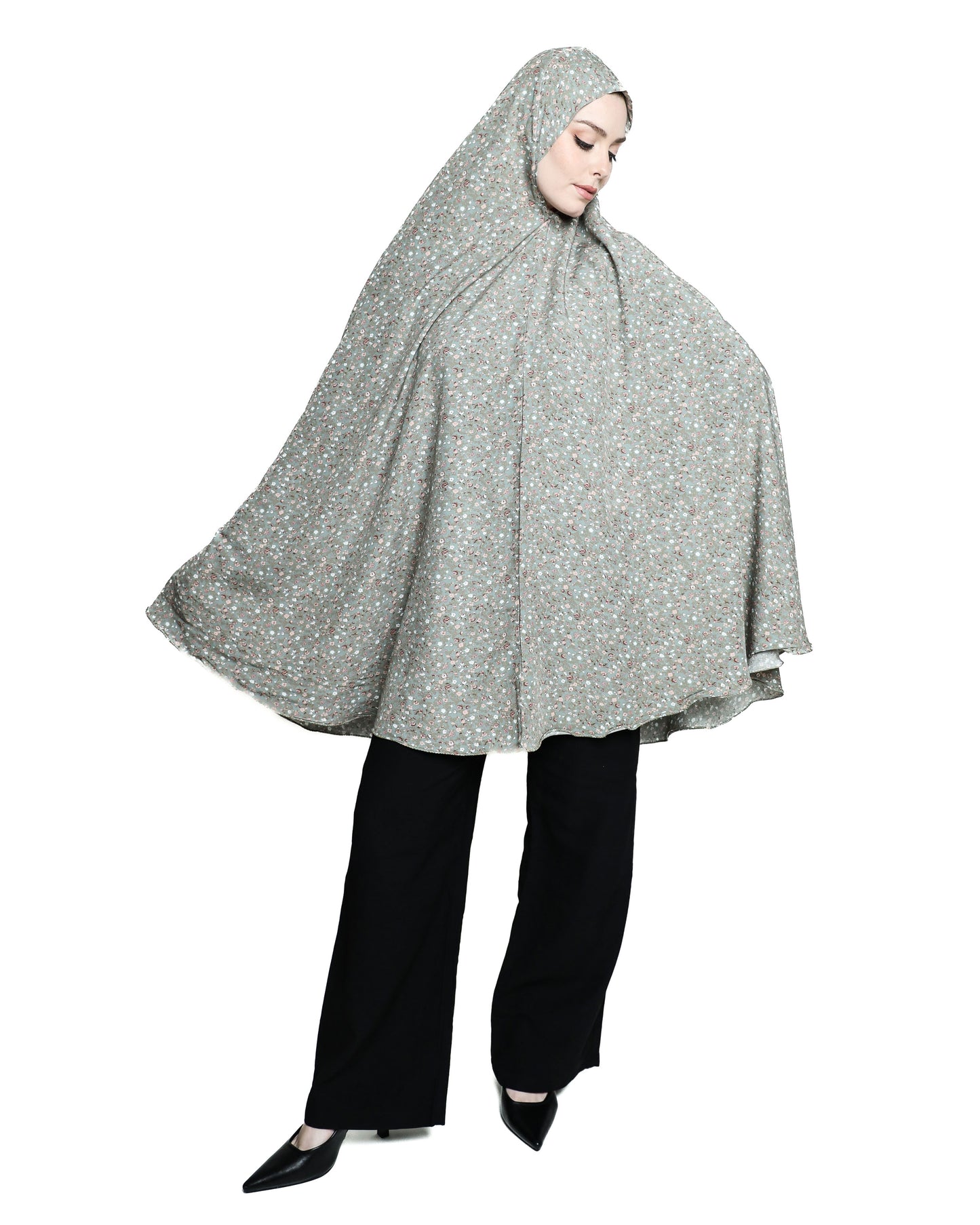 Ditsy Floral Praying Hijabs (Short) Gift Box