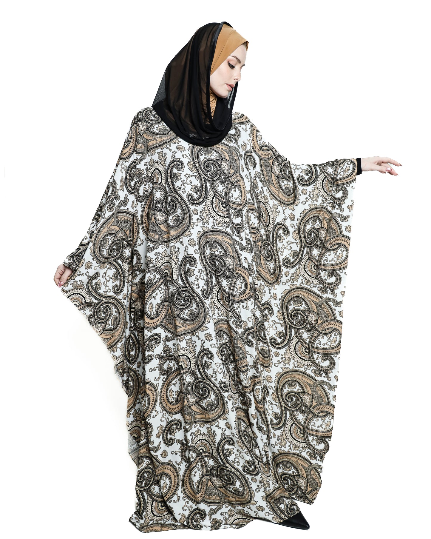 Paisley Cotton Kaftan