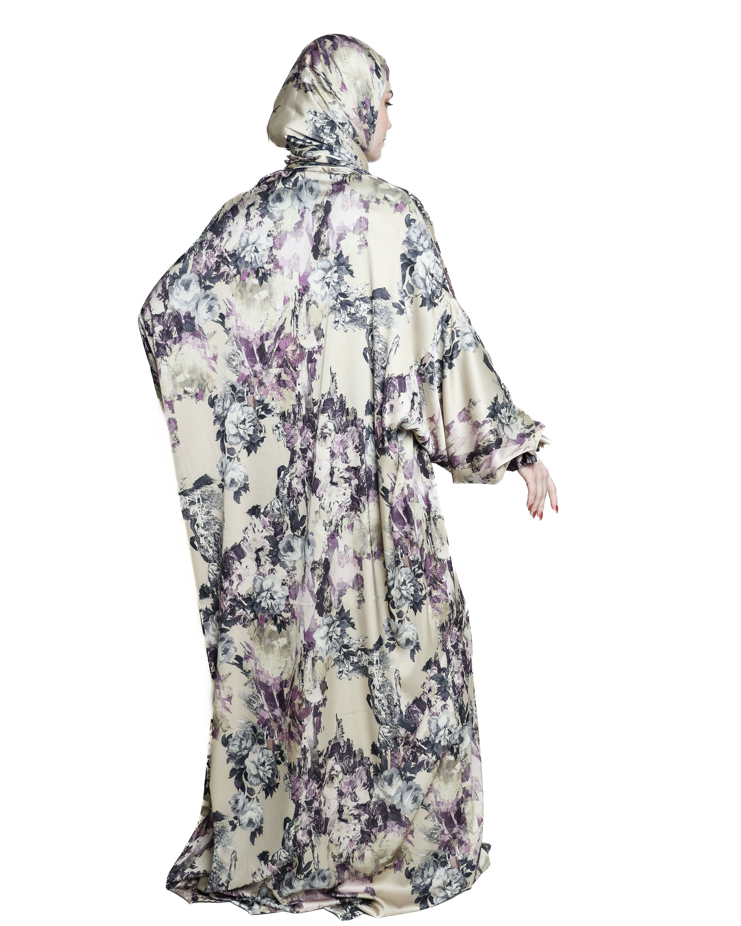 Floral Satin Praying Suits ( Isdal )