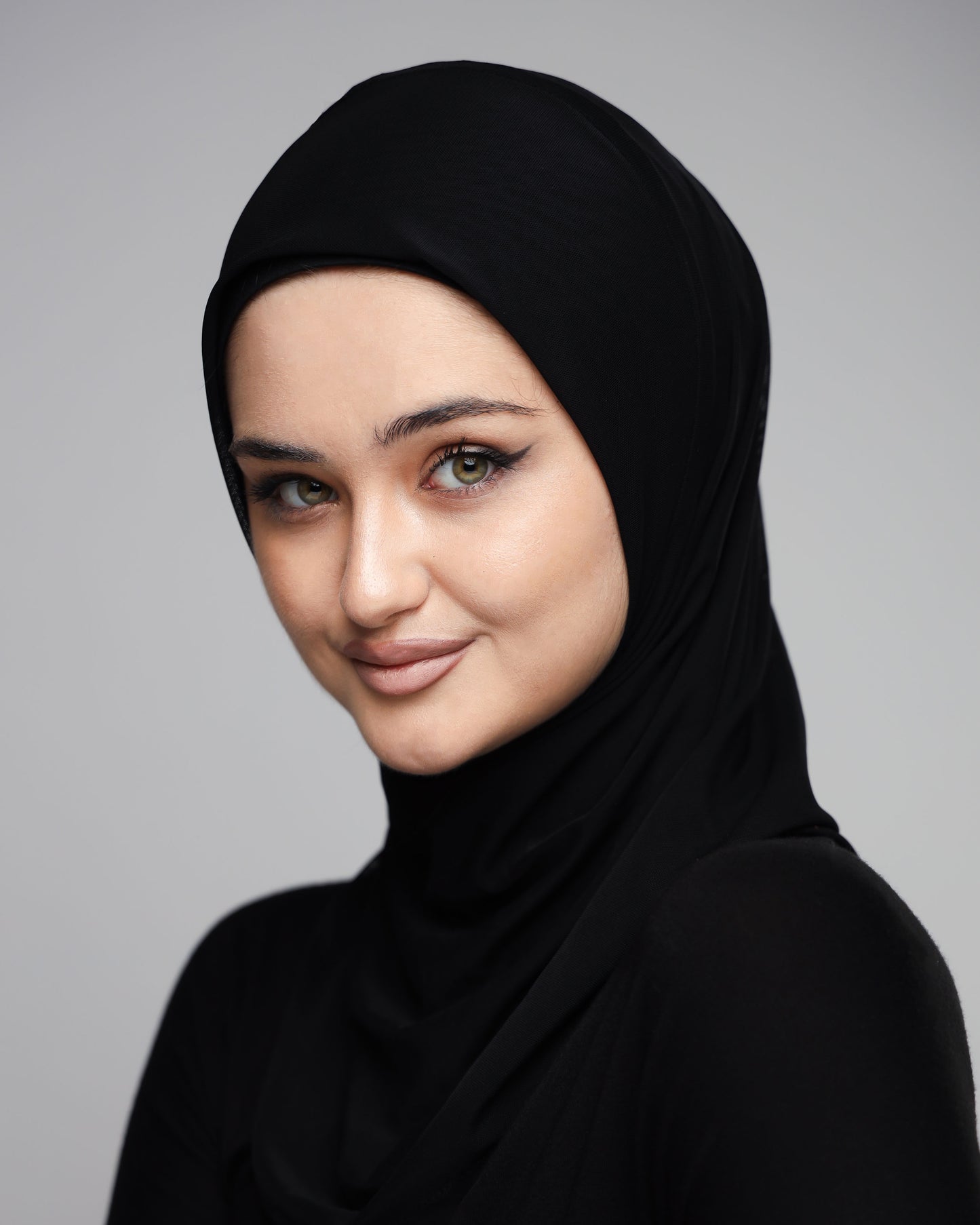 Plain Tulle Ready-made Hijab