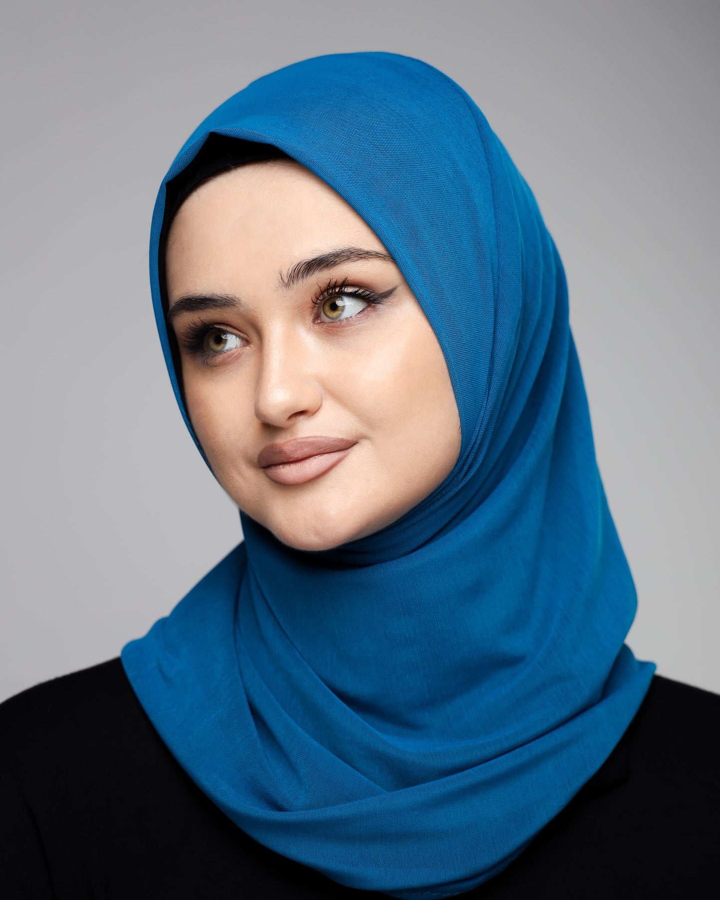 Plain Tulle Ready-made Hijab
