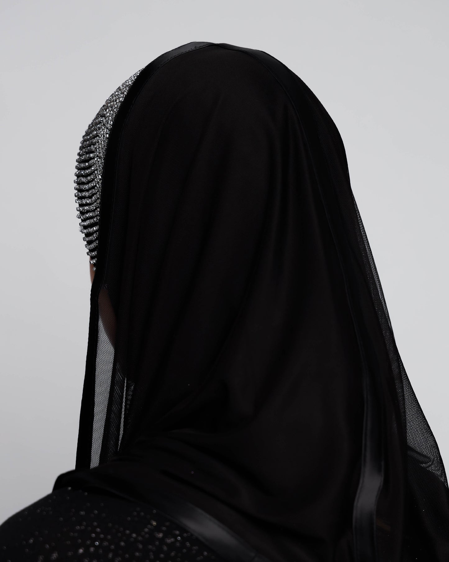 Glamorous Beading Ready-made Hijab