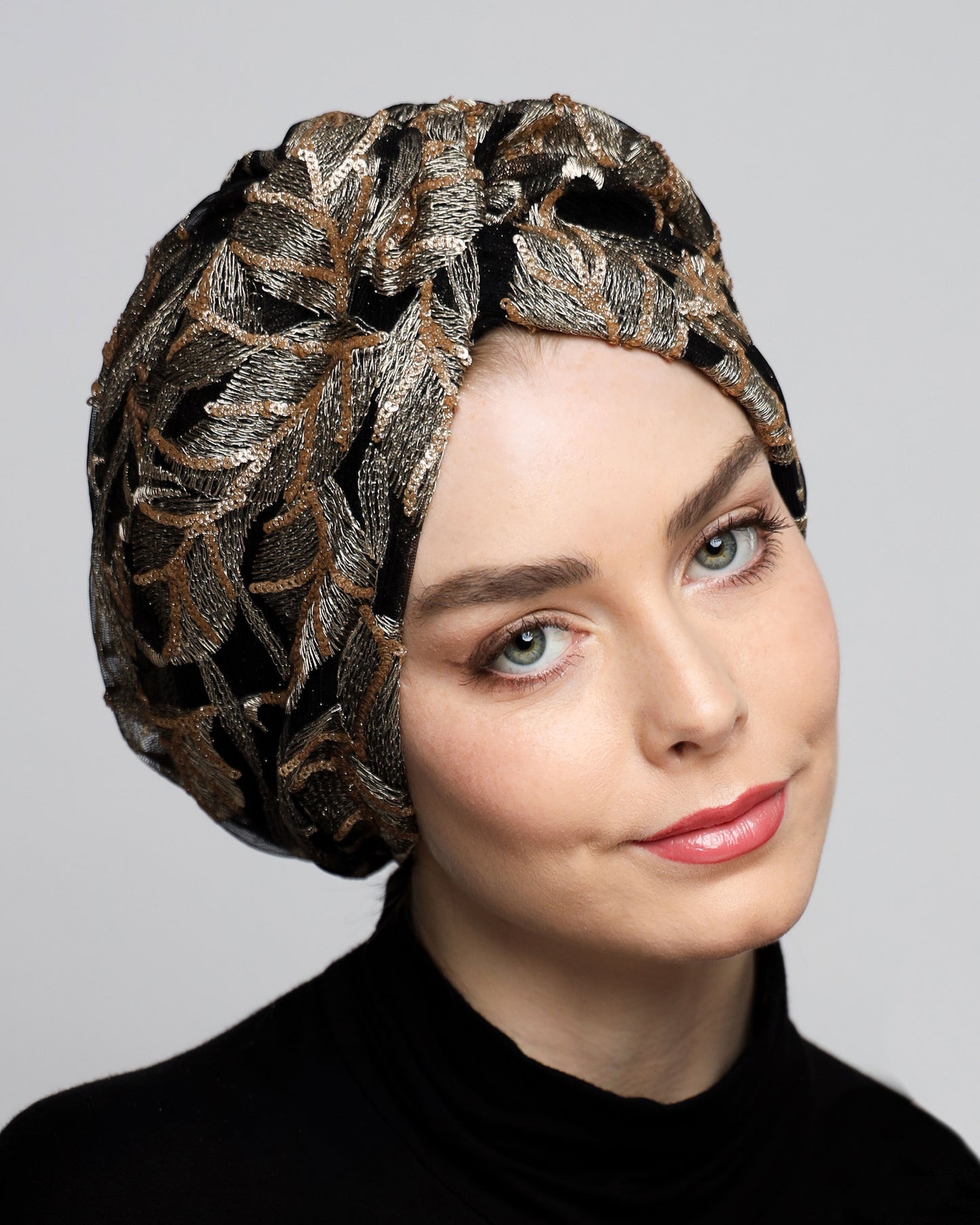Golden Leaves Turban