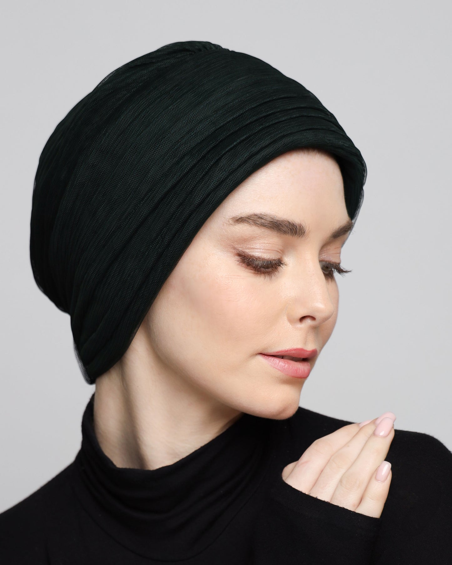 Tulle Pleats Turban