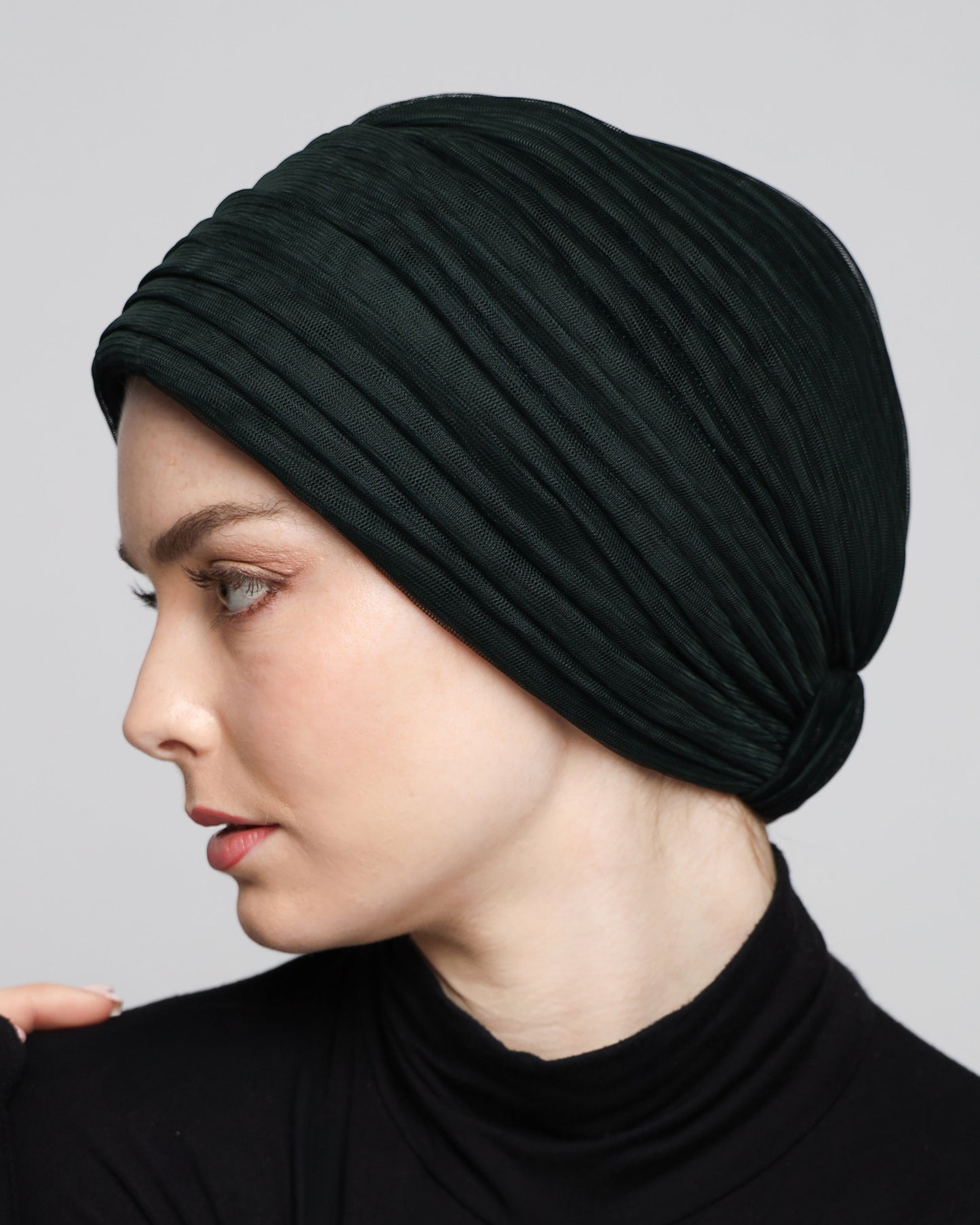 Tulle Pleats Turban