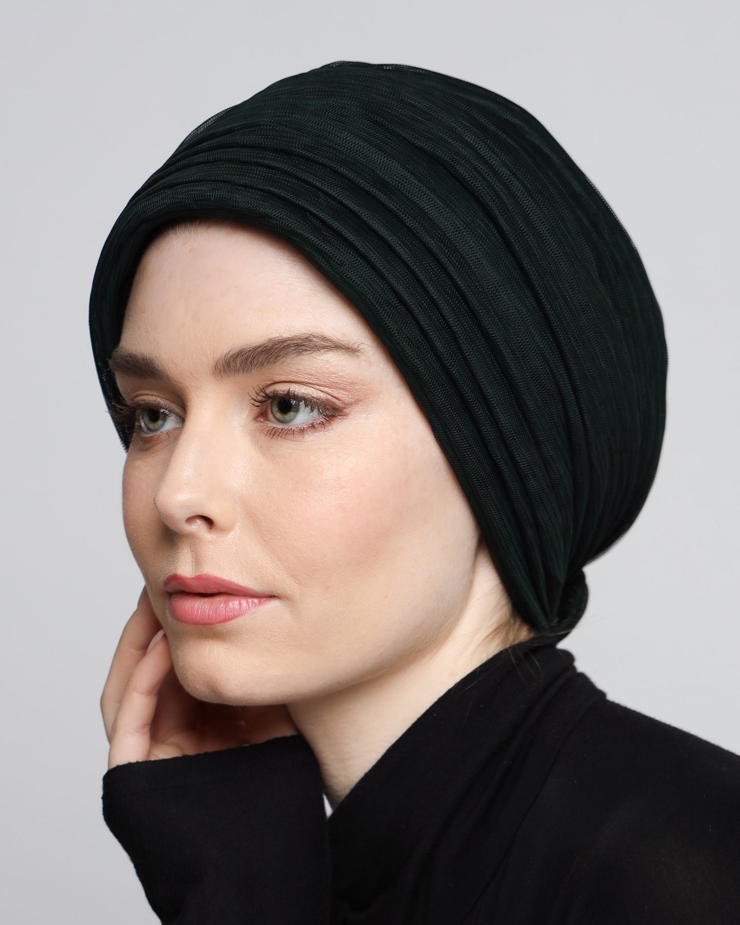 Tulle Pleats Turban