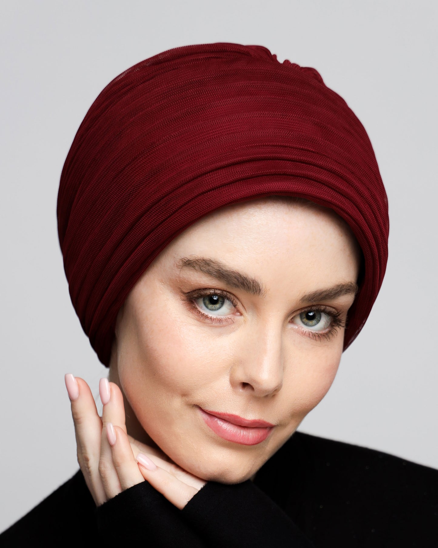 Tulle Pleats Turban