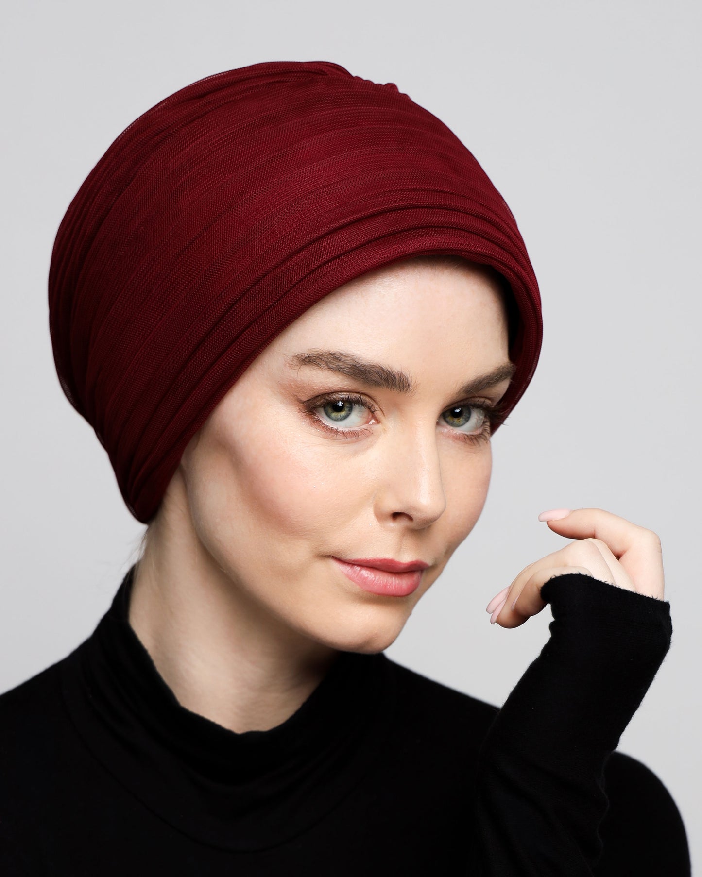 Tulle Pleats Turban