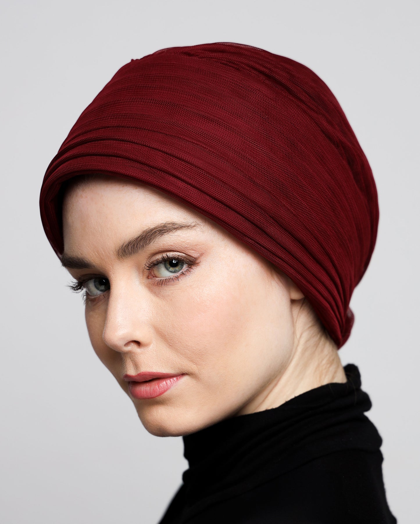 Tulle Pleats Turban