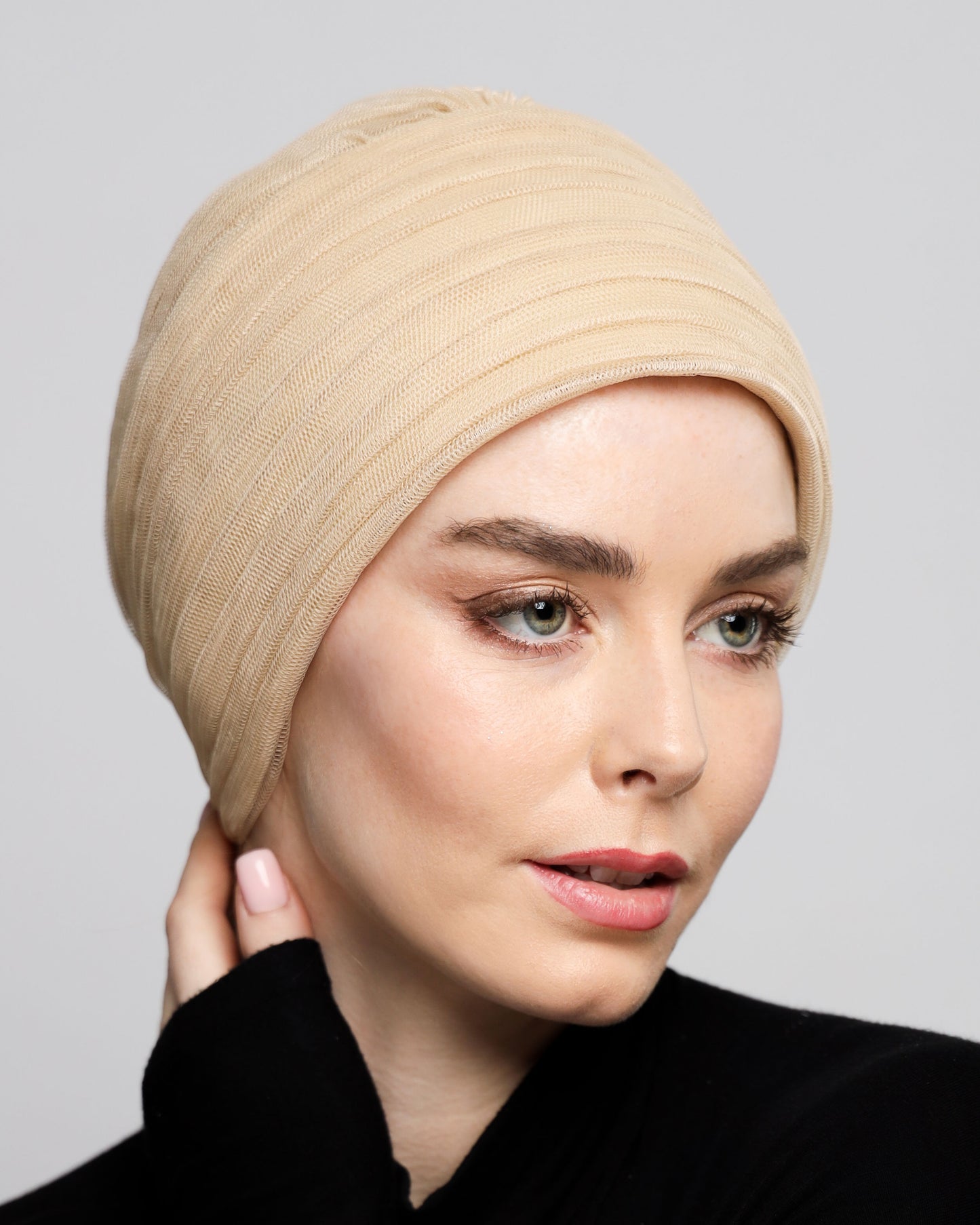 Tulle Pleats Turban