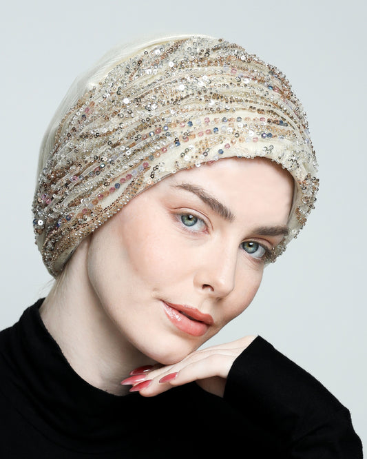 Glam Beading Turban