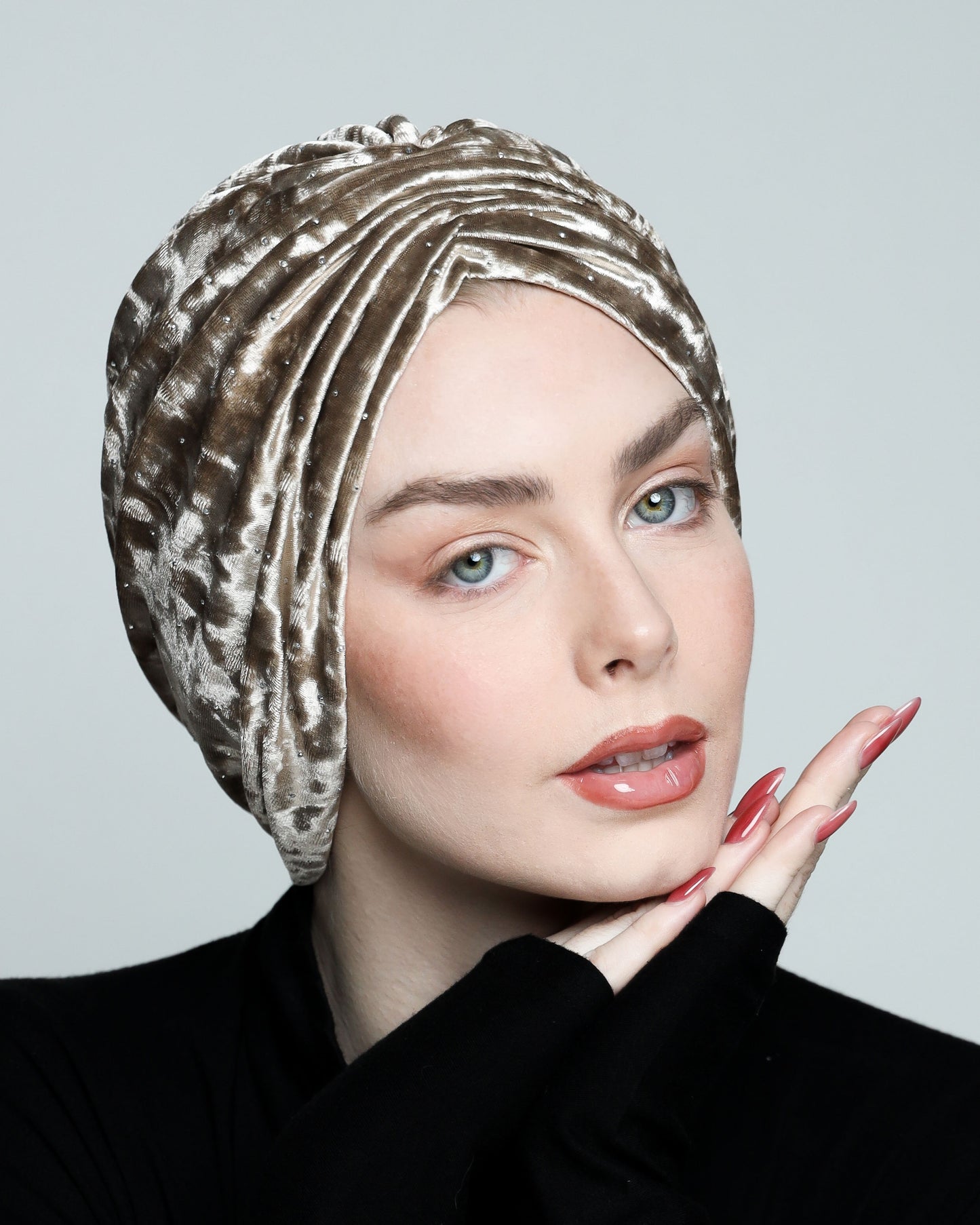Gathering Glam Velvet Turban