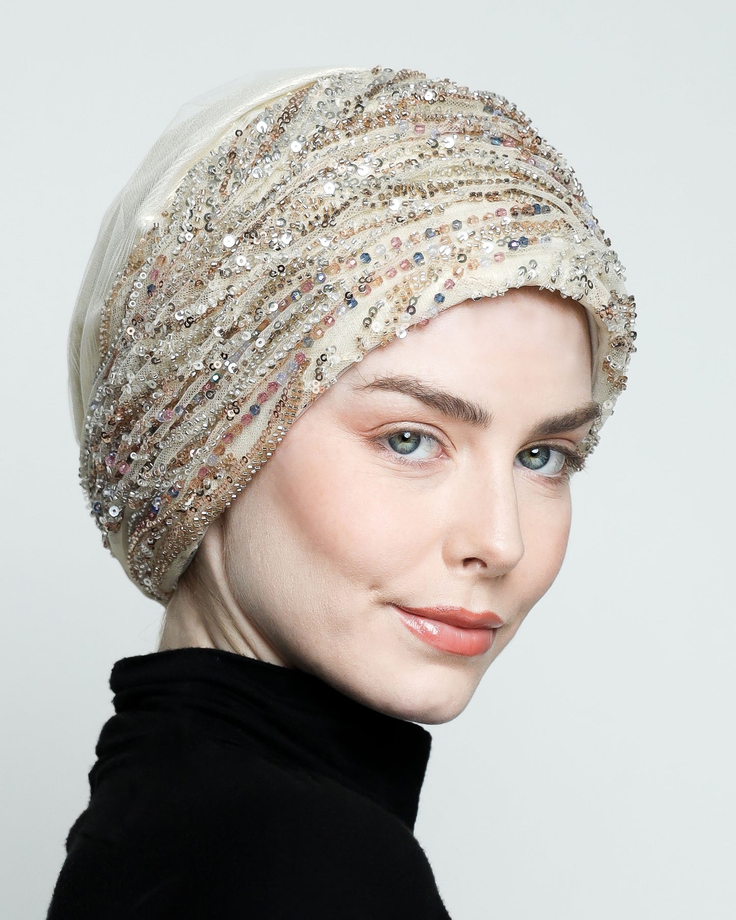 Glam Beading Turban