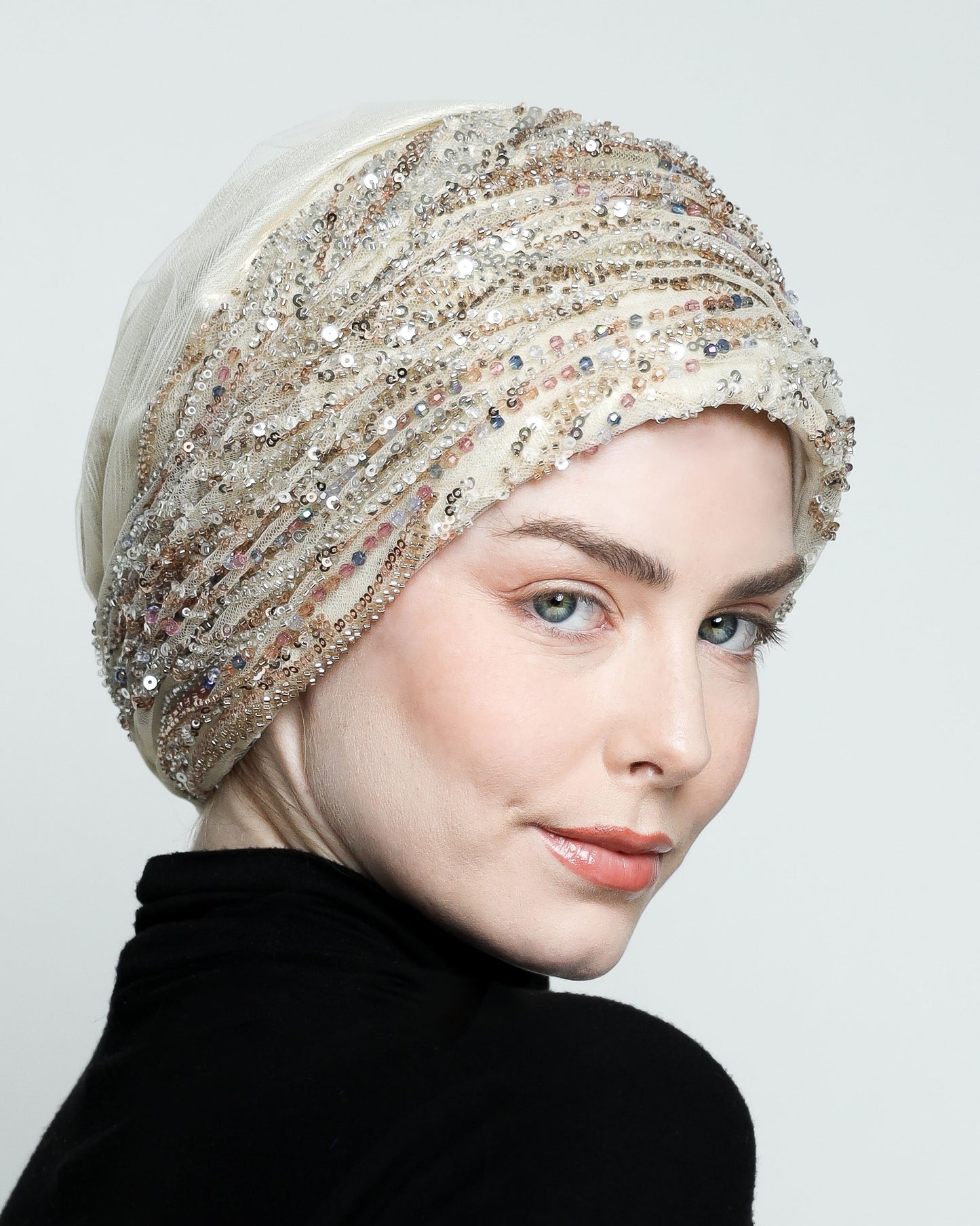 Glam Beading Turban