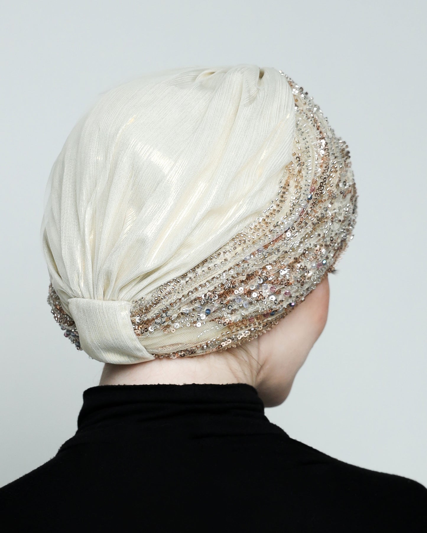 Glam Beading Turban