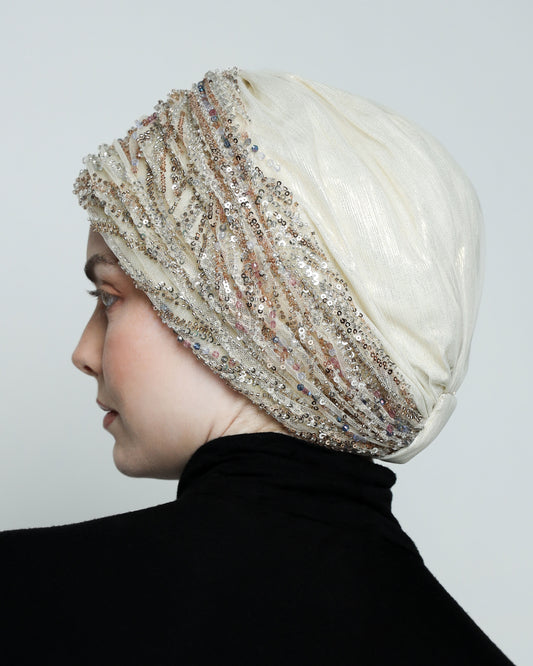 Glam Beading Turban