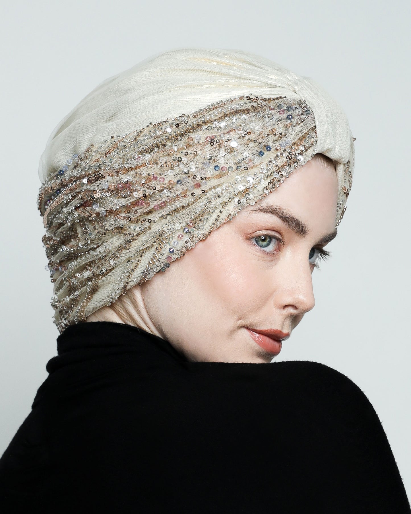 Glam Beading Turban