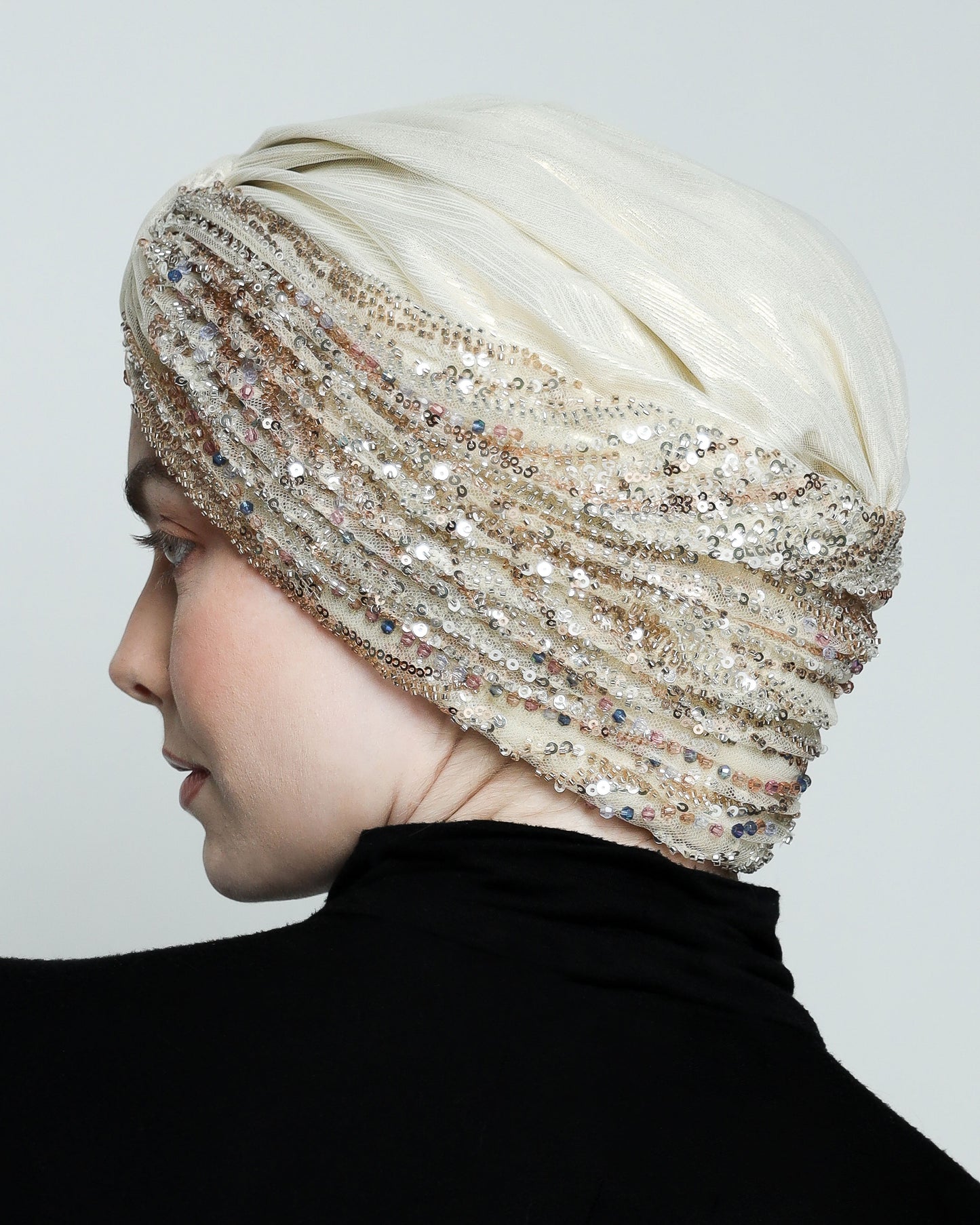 Glam Beading Turban