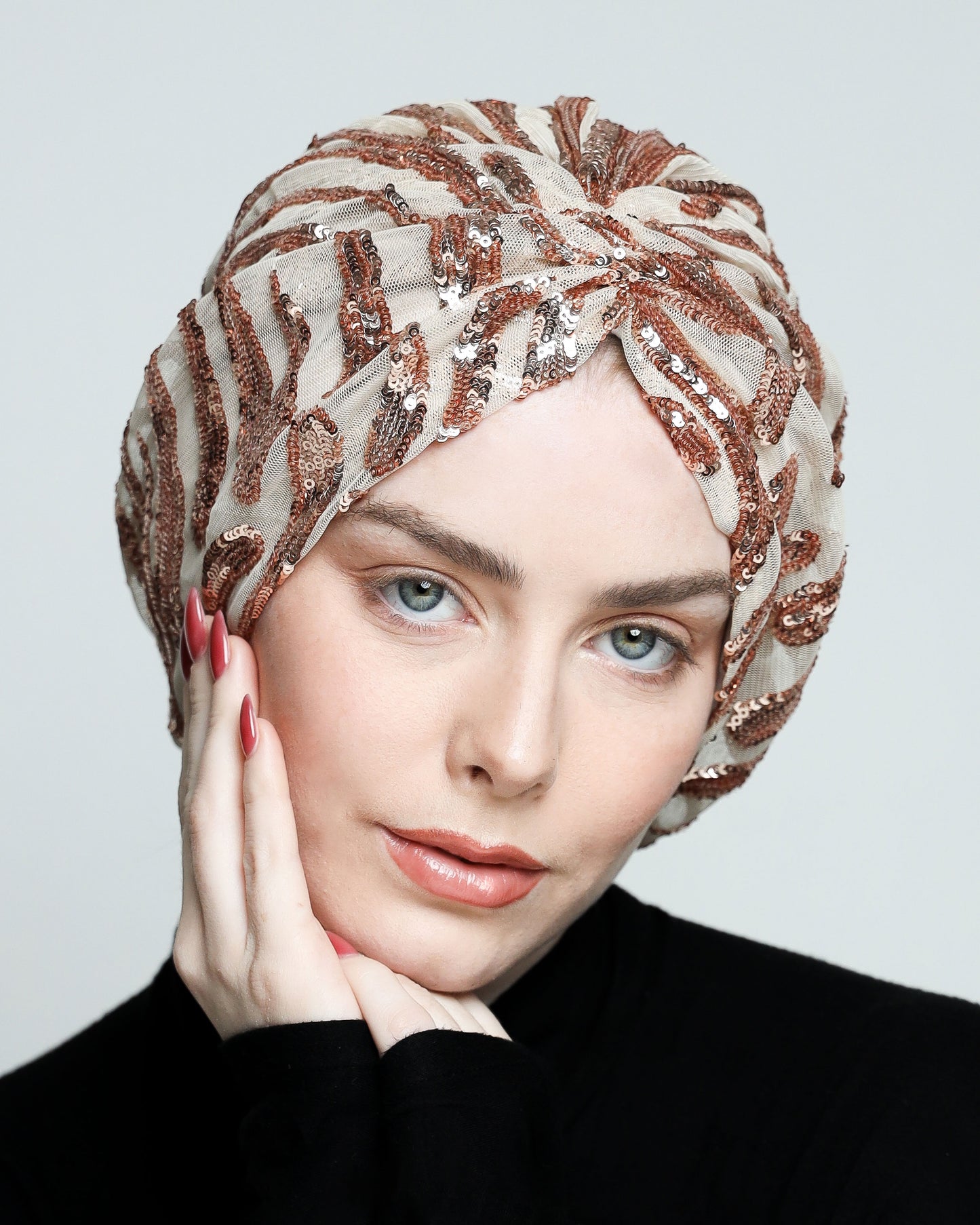 Gathering Sequin Turban