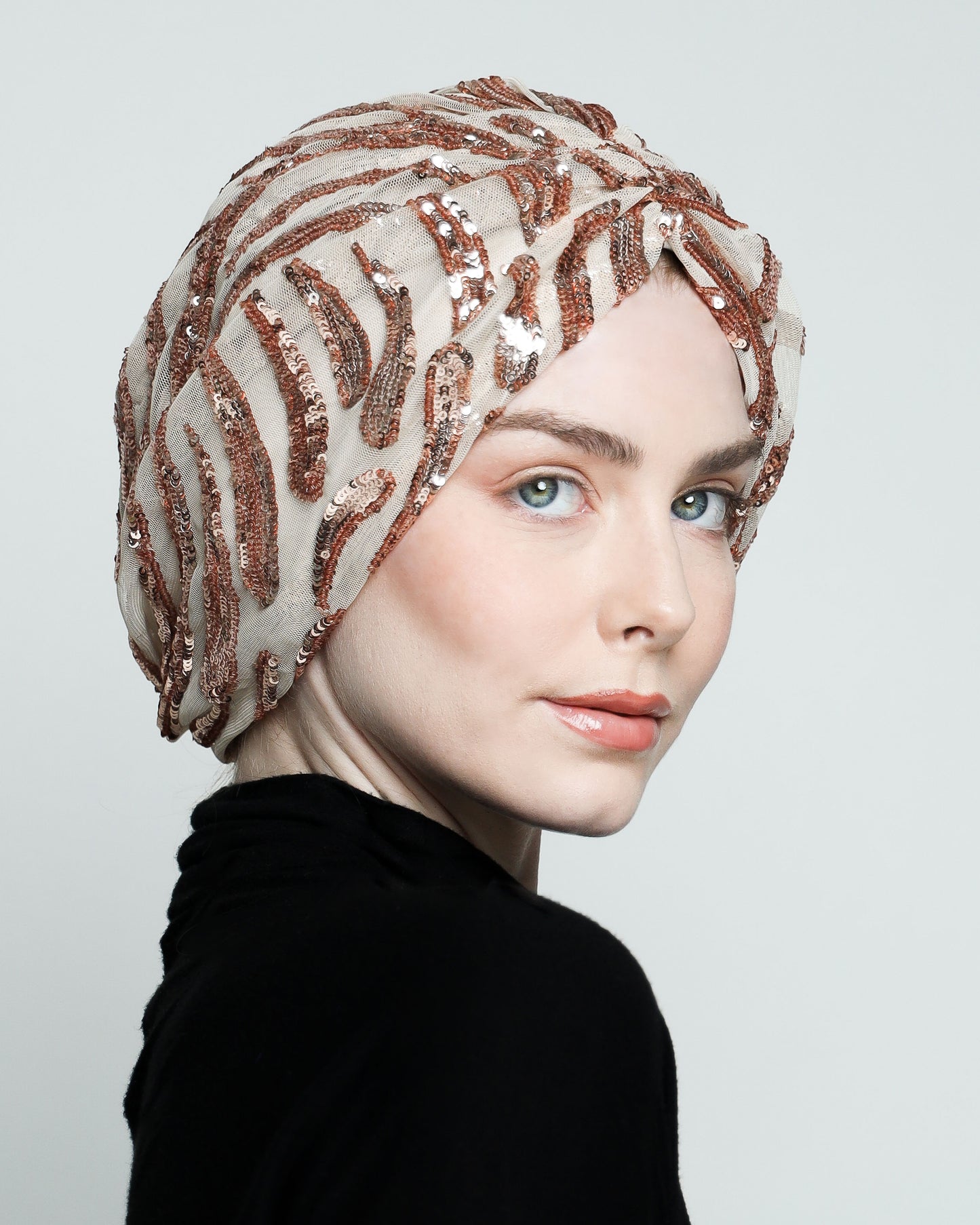 Gathering Sequin Turban