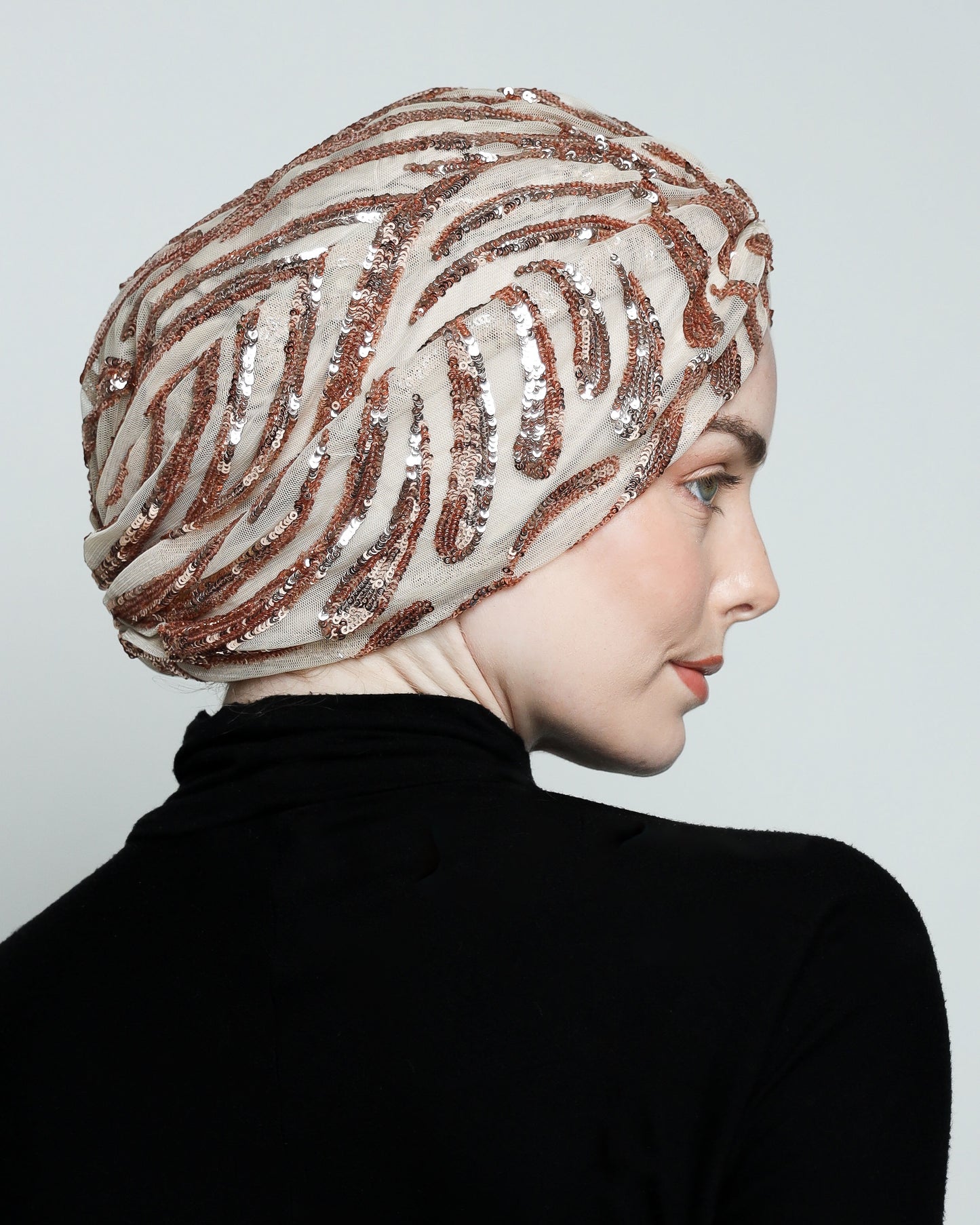 Gathering Sequin Turban