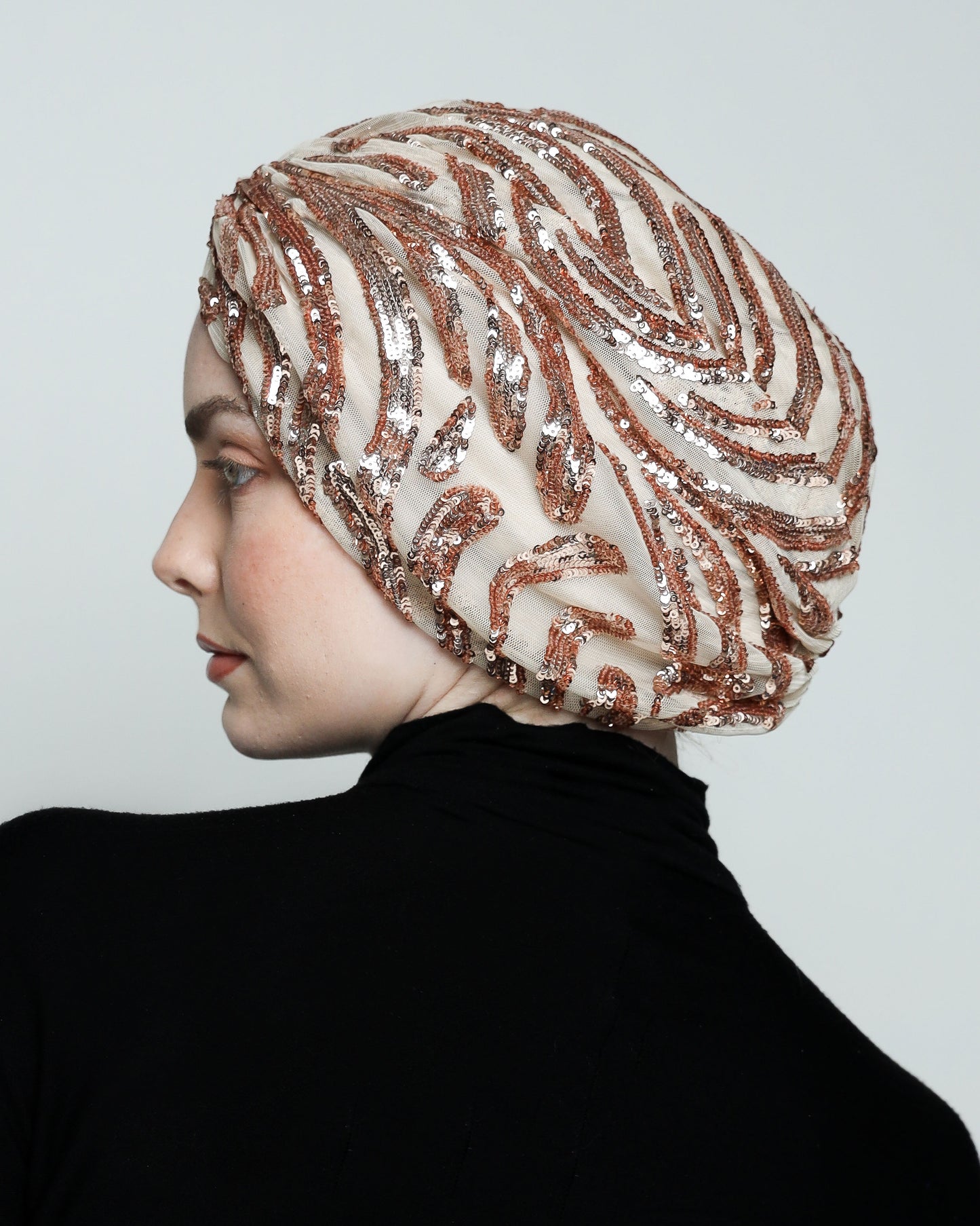 Gathering Sequin Turban