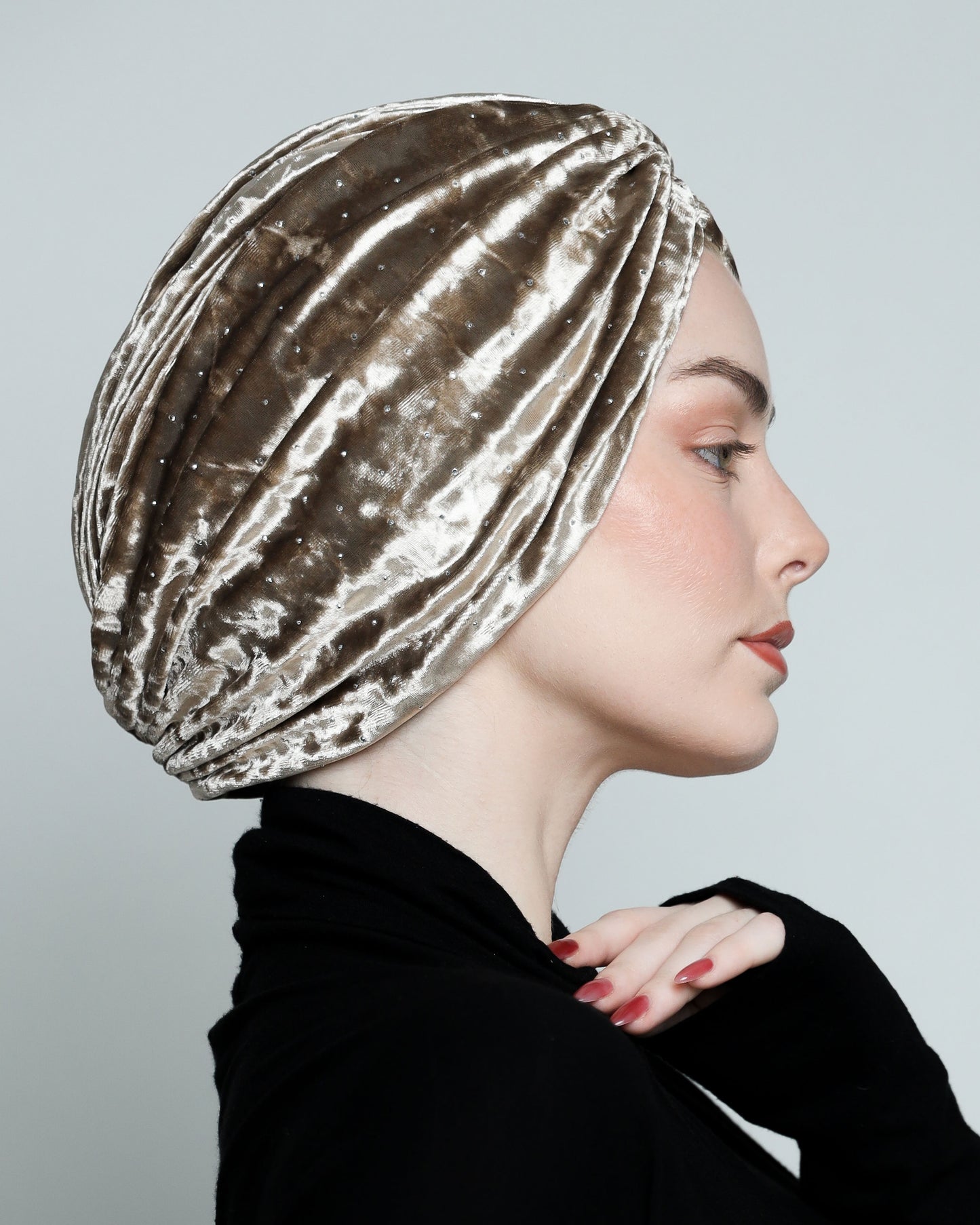 Gathering Glam Velvet Turban