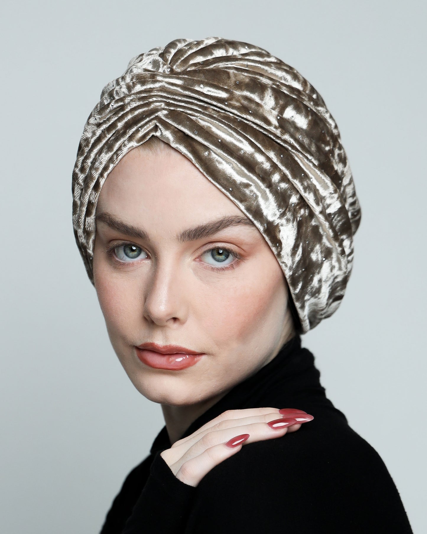Gathering Glam Velvet Turban
