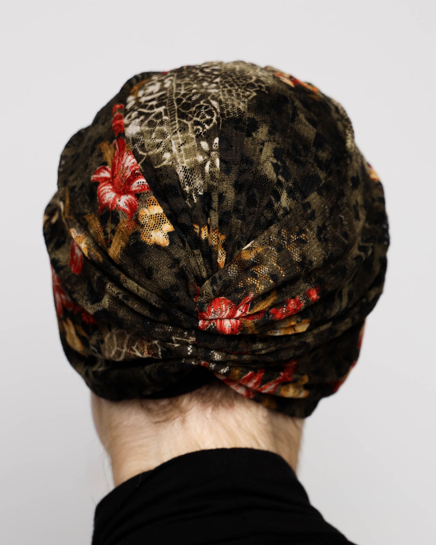 Tulle Leopard Print Turban