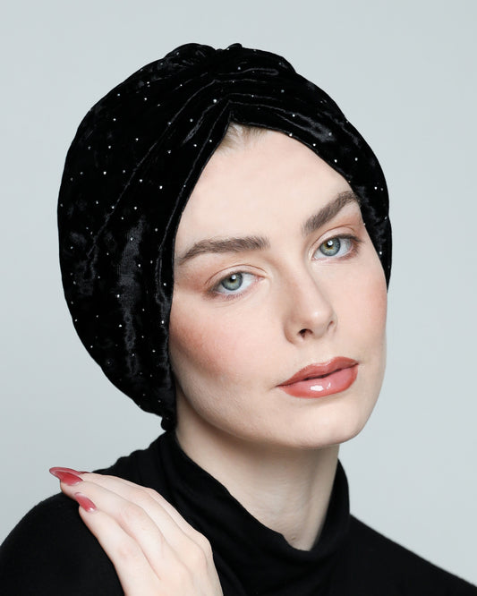 Gathering Glam Velvet Turban