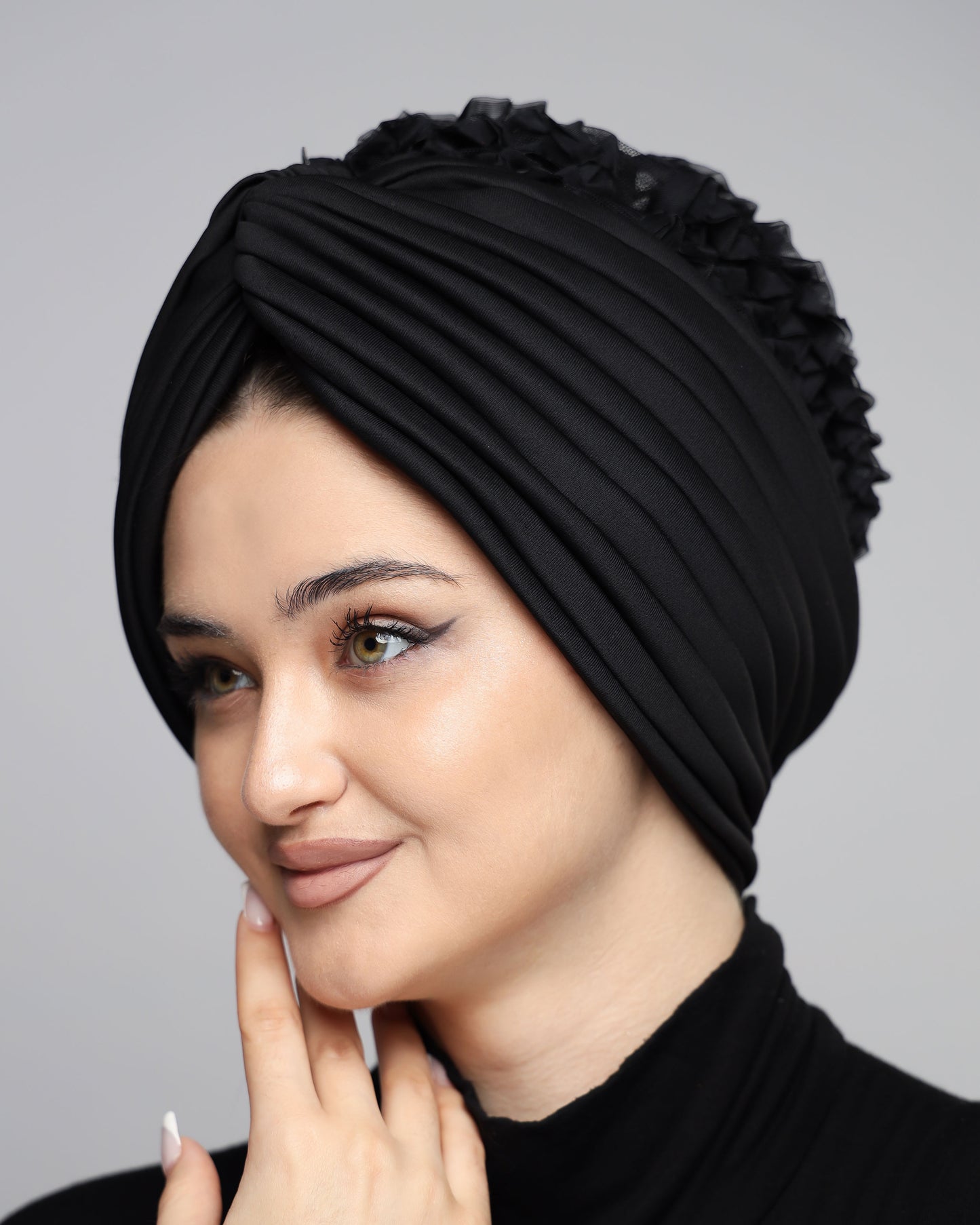 Twisted volume turban