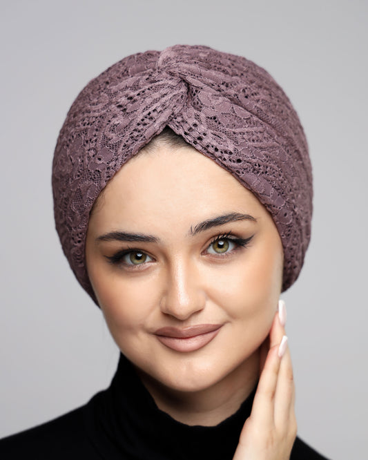 Twisted Lace Turban