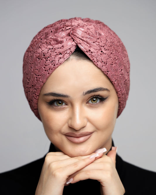 Twisted Lace Turban