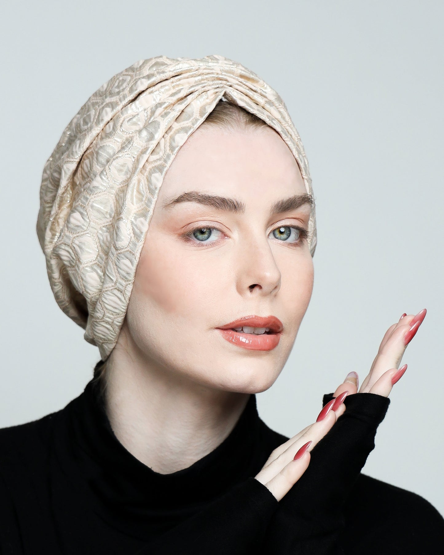 Gathering Brocade Turban