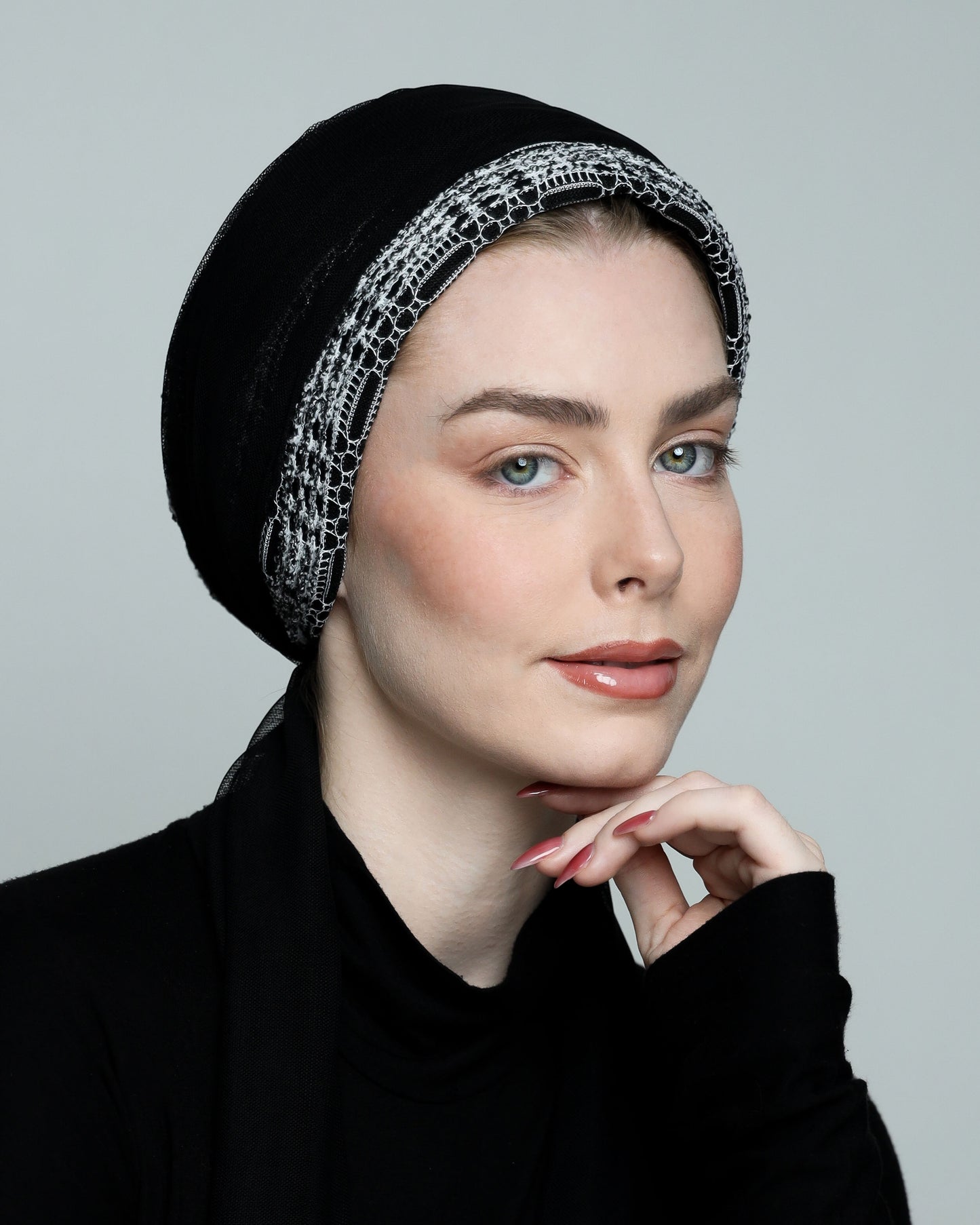 Multi-way BW Knitting Turban