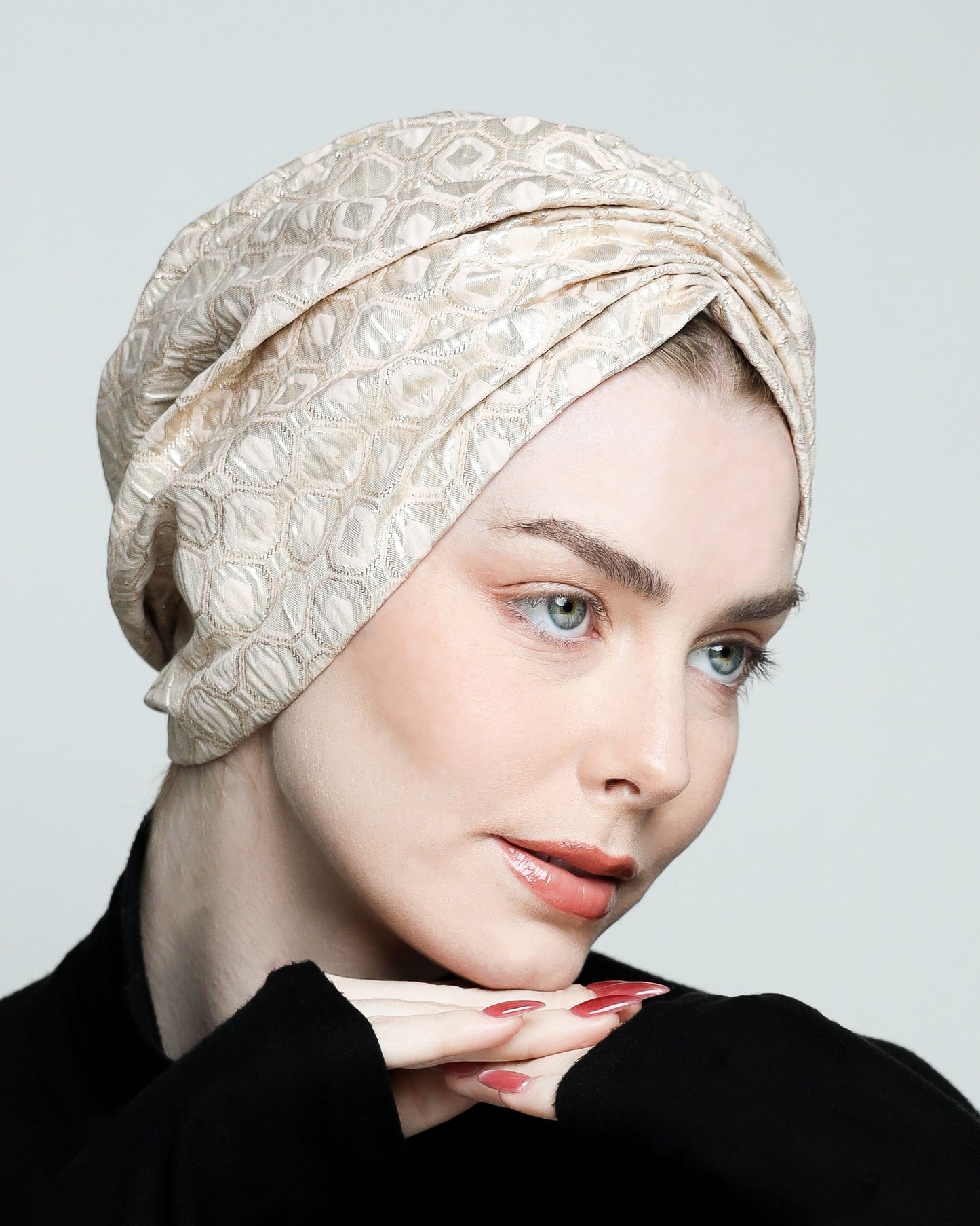 Gathering Brocade Turban