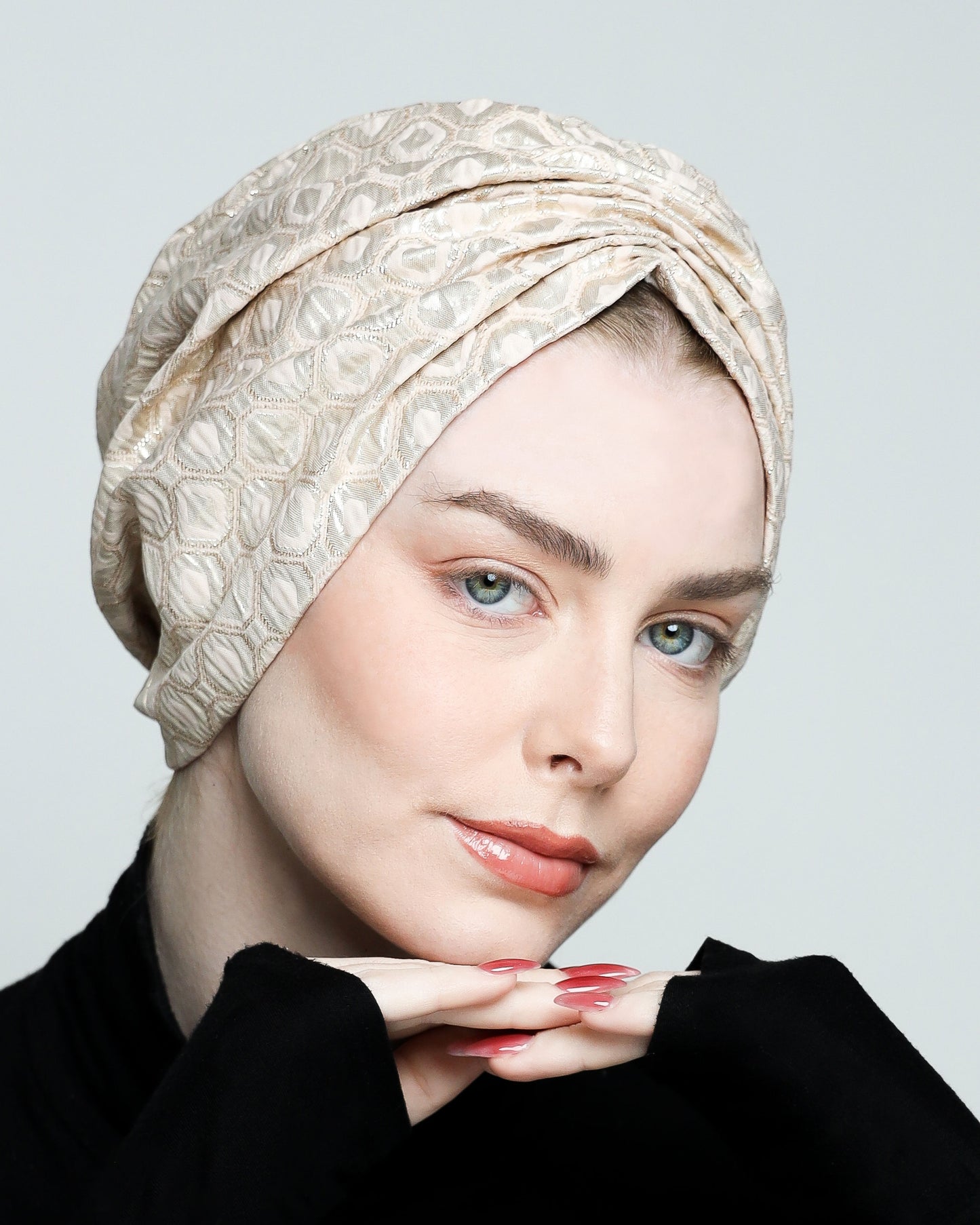Gathering Brocade Turban