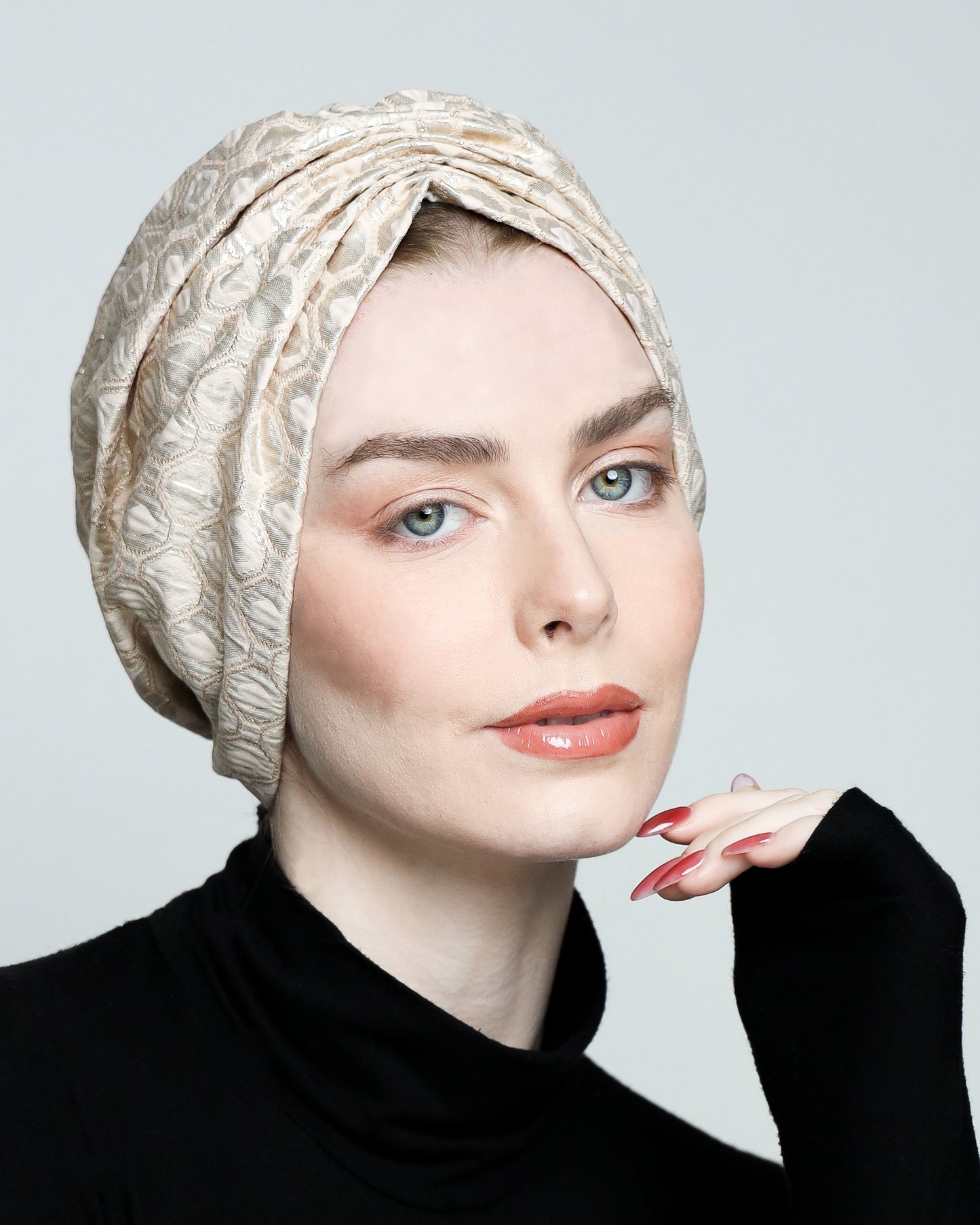 Gathering Brocade Turban