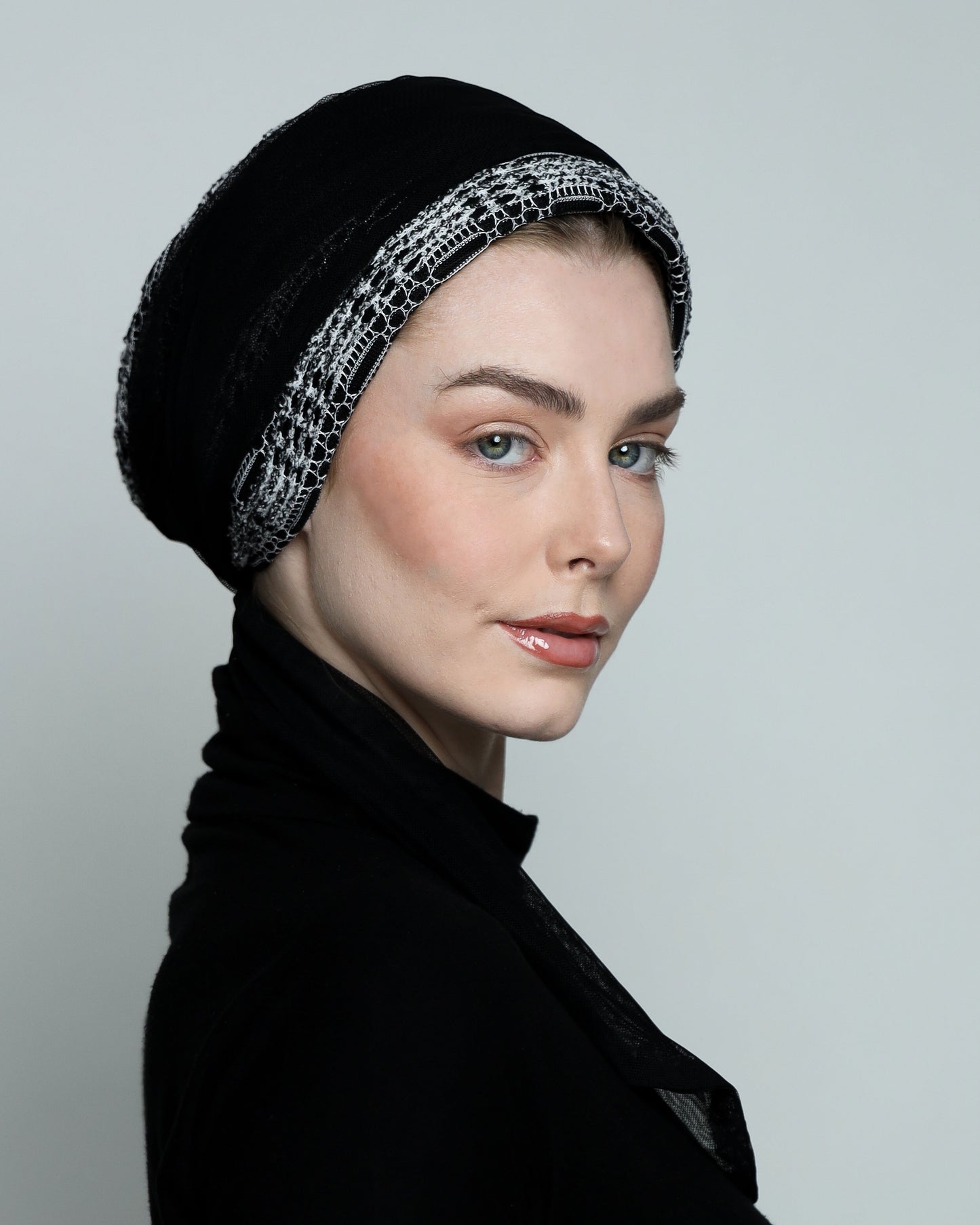 Multi-way BW Knitting Turban