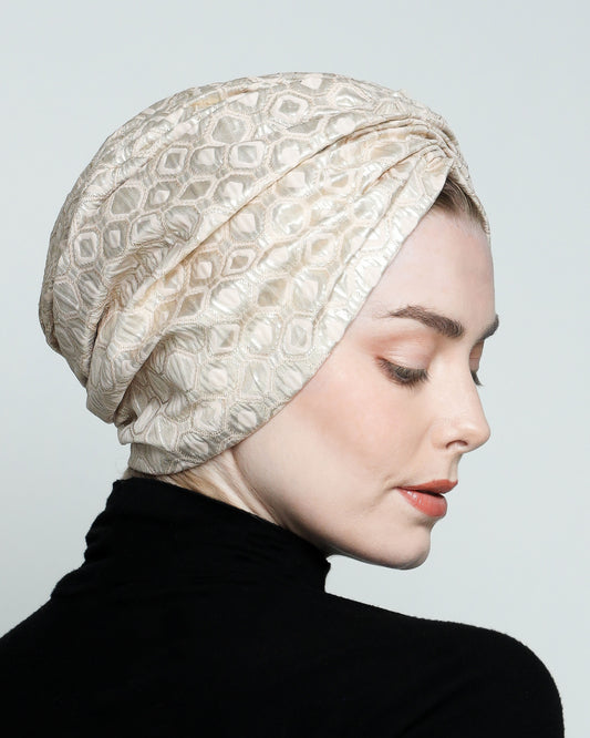 Gathering Brocade Turban