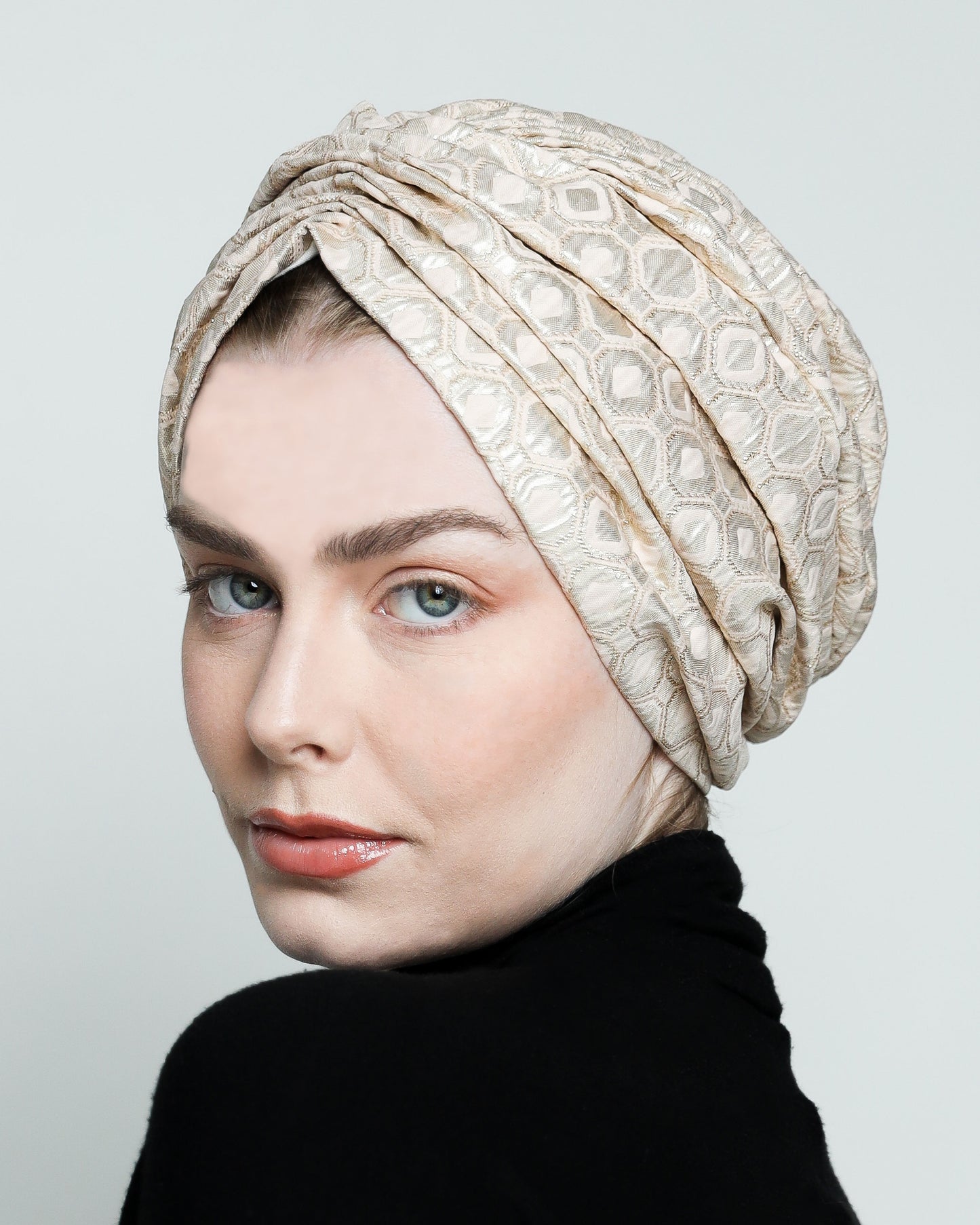 Gathering Brocade Turban