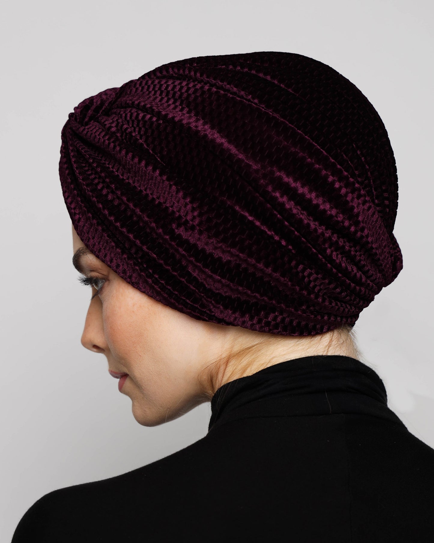Twisted Velvet Turban