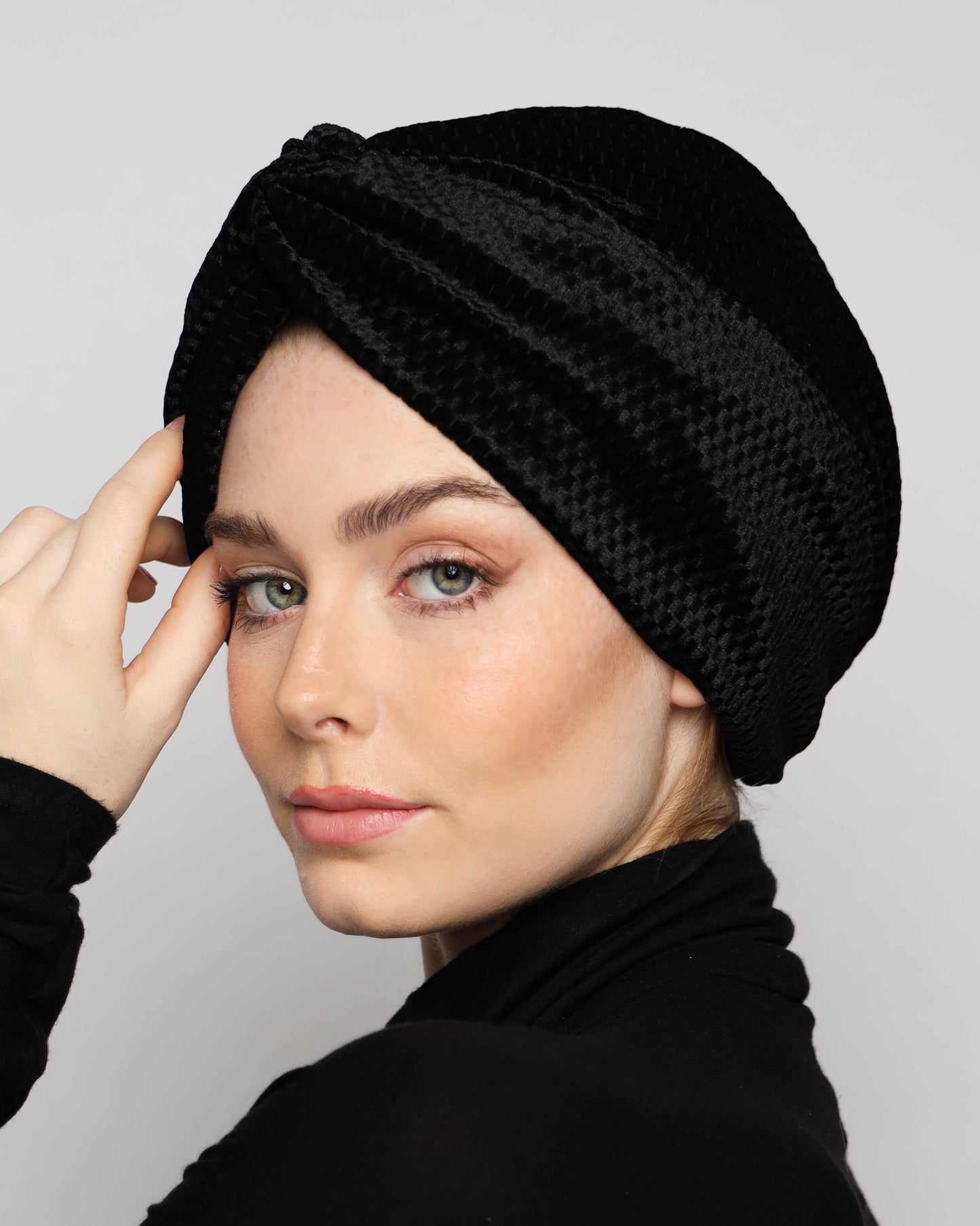 Twisted Velvet Turban