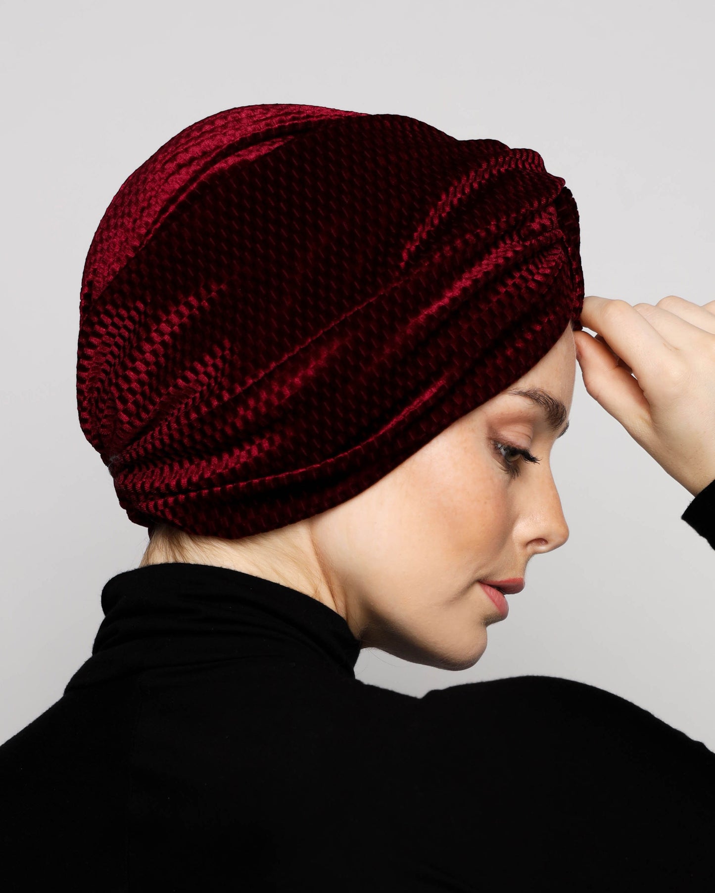 Twisted Velvet Turban