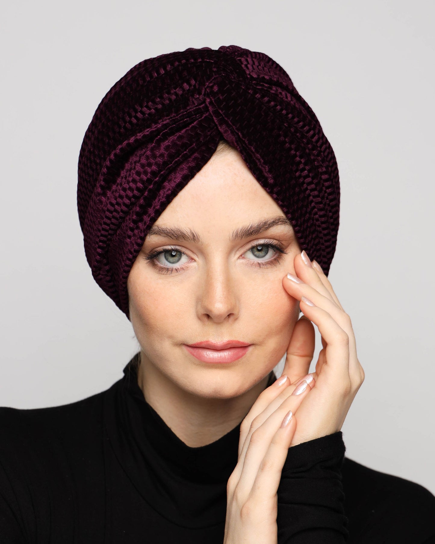 Twisted Velvet Turban