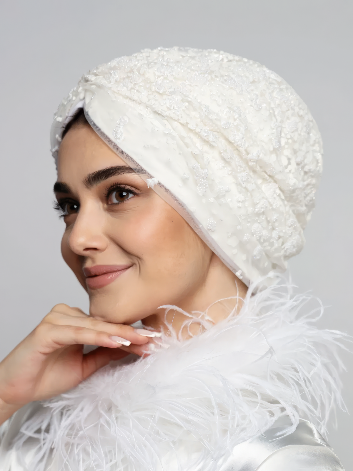 Bridal Dramatic Nature Turban