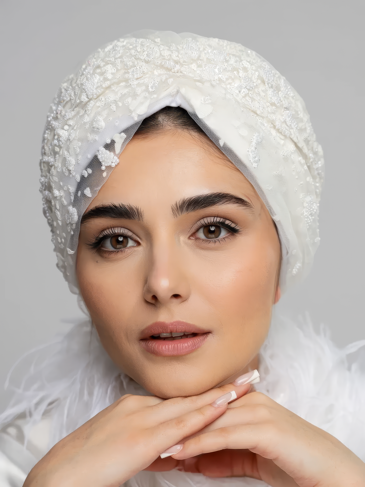 Bridal Dramatic Nature Turban